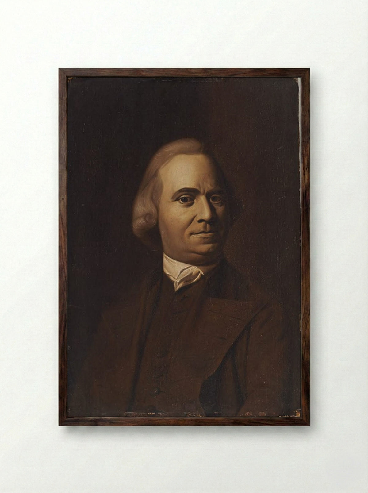 Samuel Adams (after John Singleton Copley) - Bass Otis - Framed Print Dark Wood