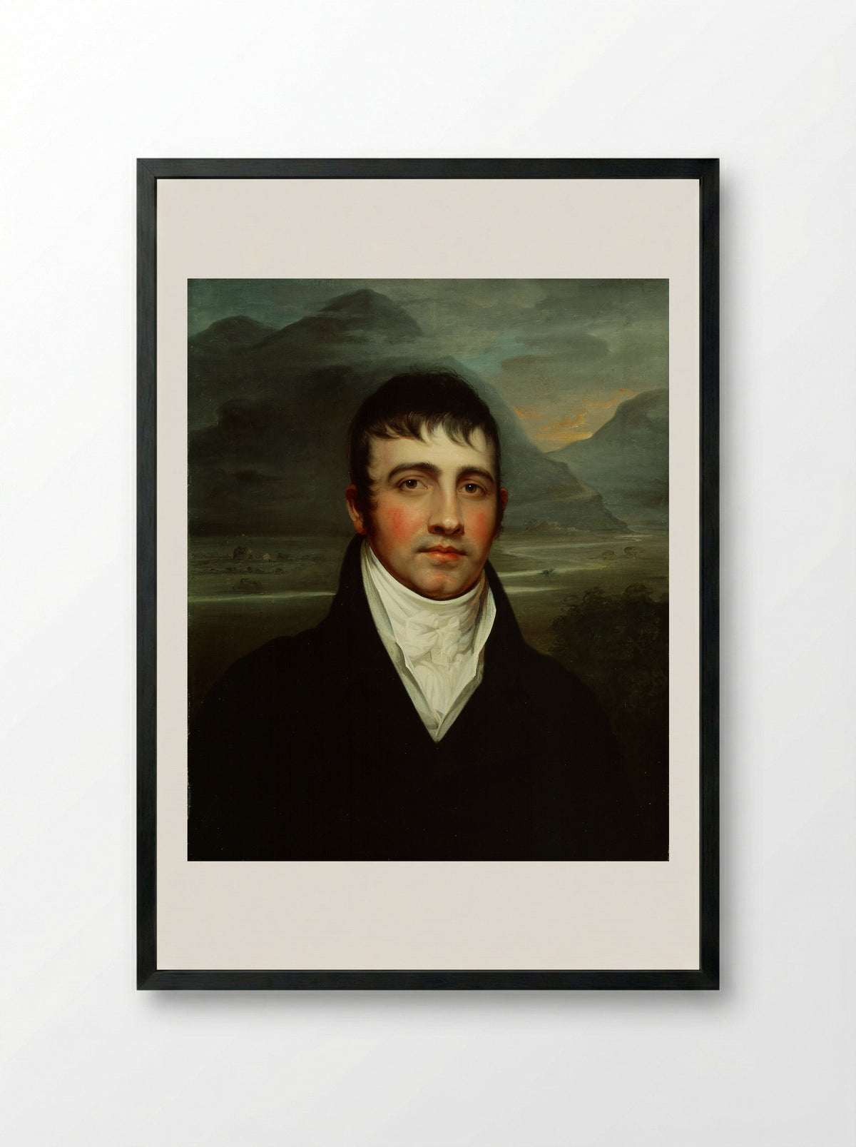 Samuel Fisher Bradford - Rembrandt Peale - Framed Print Black