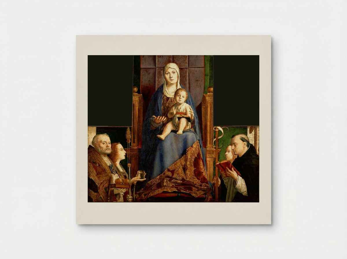 San Cassiano Altarpiece - Antonello da Messina - Poster