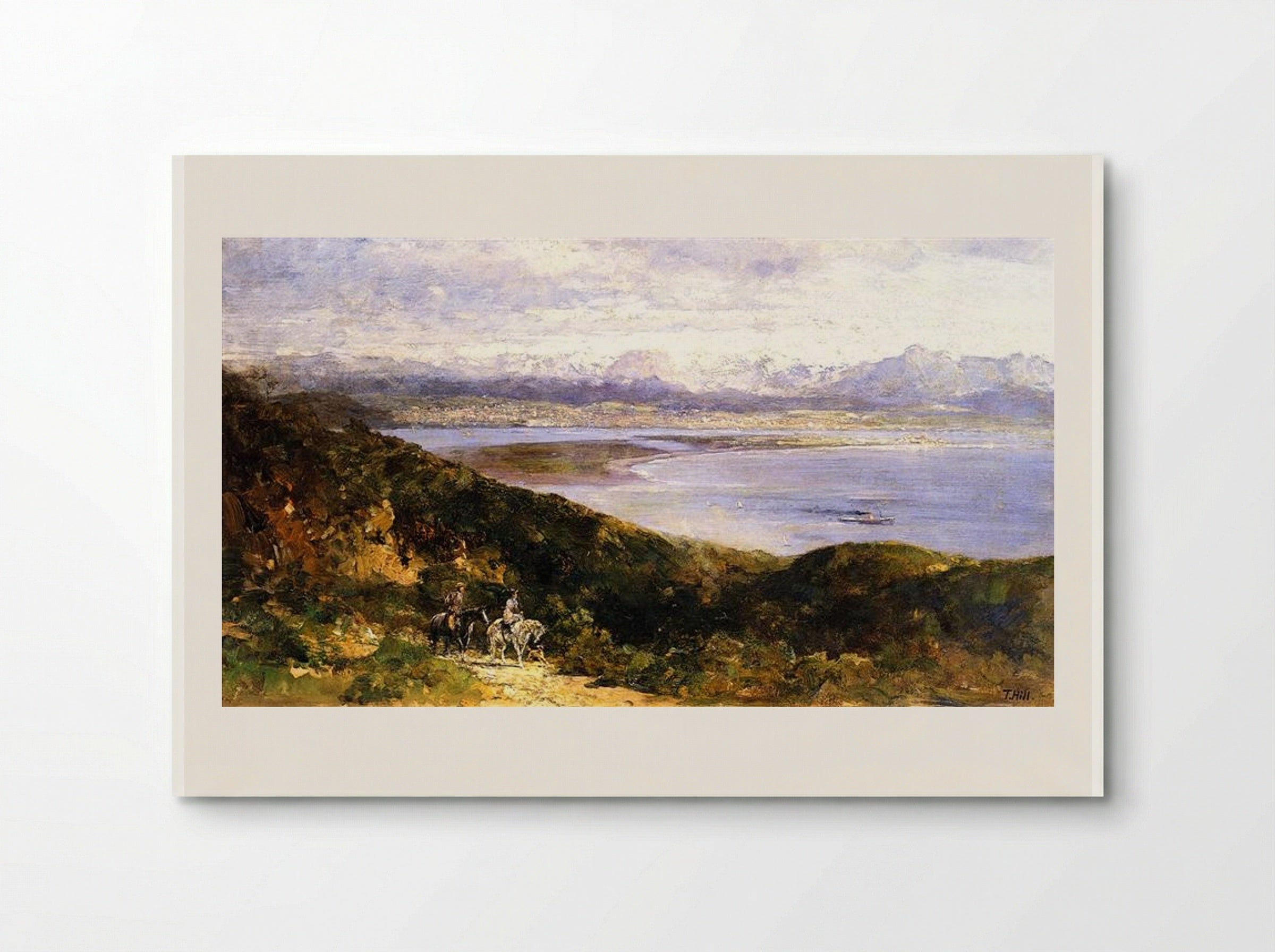 San Diego Bay from Point Loma - Thomas Hill - Poster