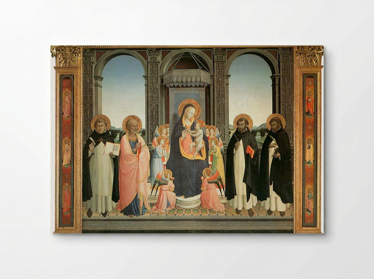 San Domenico Altarpiece - Fra Angelico - Poster
