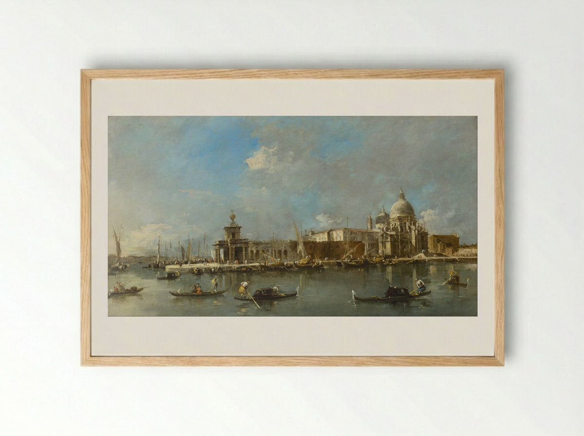 San Giorgio Maggiore, Venice - Francesco Guardi - Framed Print Wood