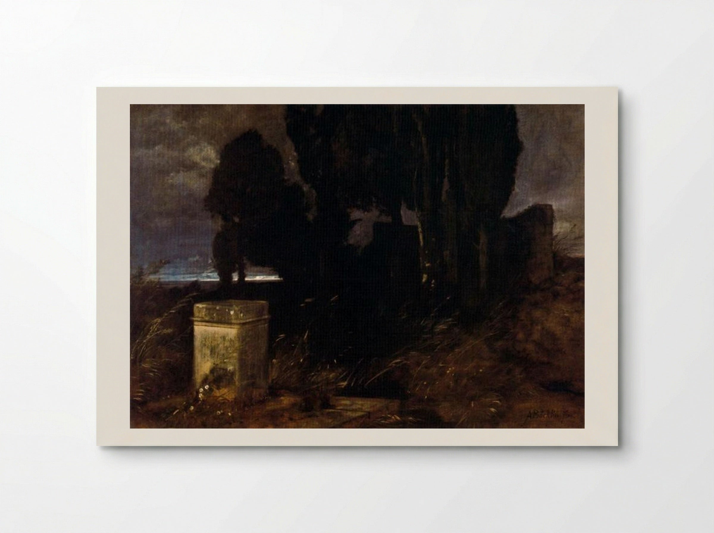 Sanctuary of Hercules - Arnold Böcklin - Poster