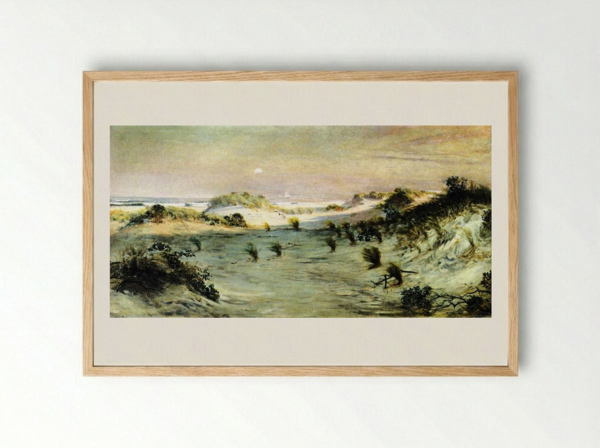 Sand Dunes at Sunset, Atlantic City - Henry Ossawa Tanner - Framed Print Wood