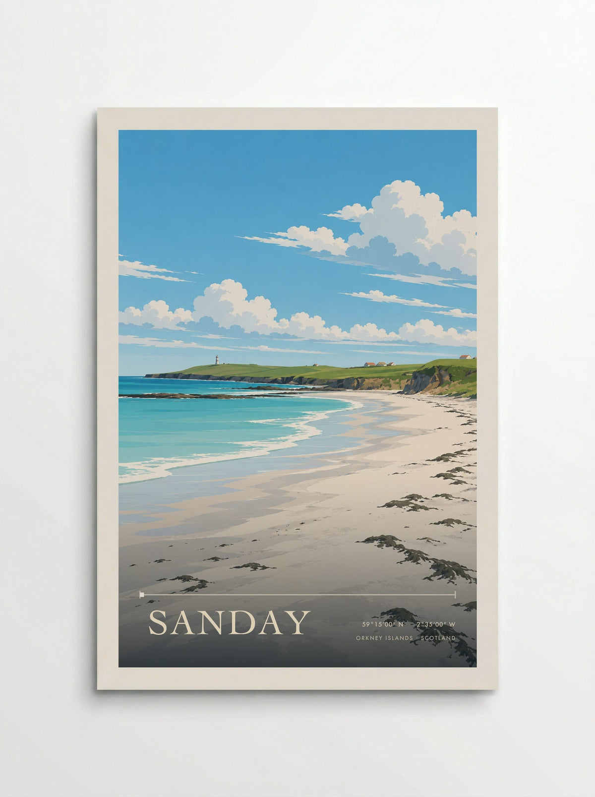 Sanday, Orkney Islands | Travel Poster - Poster