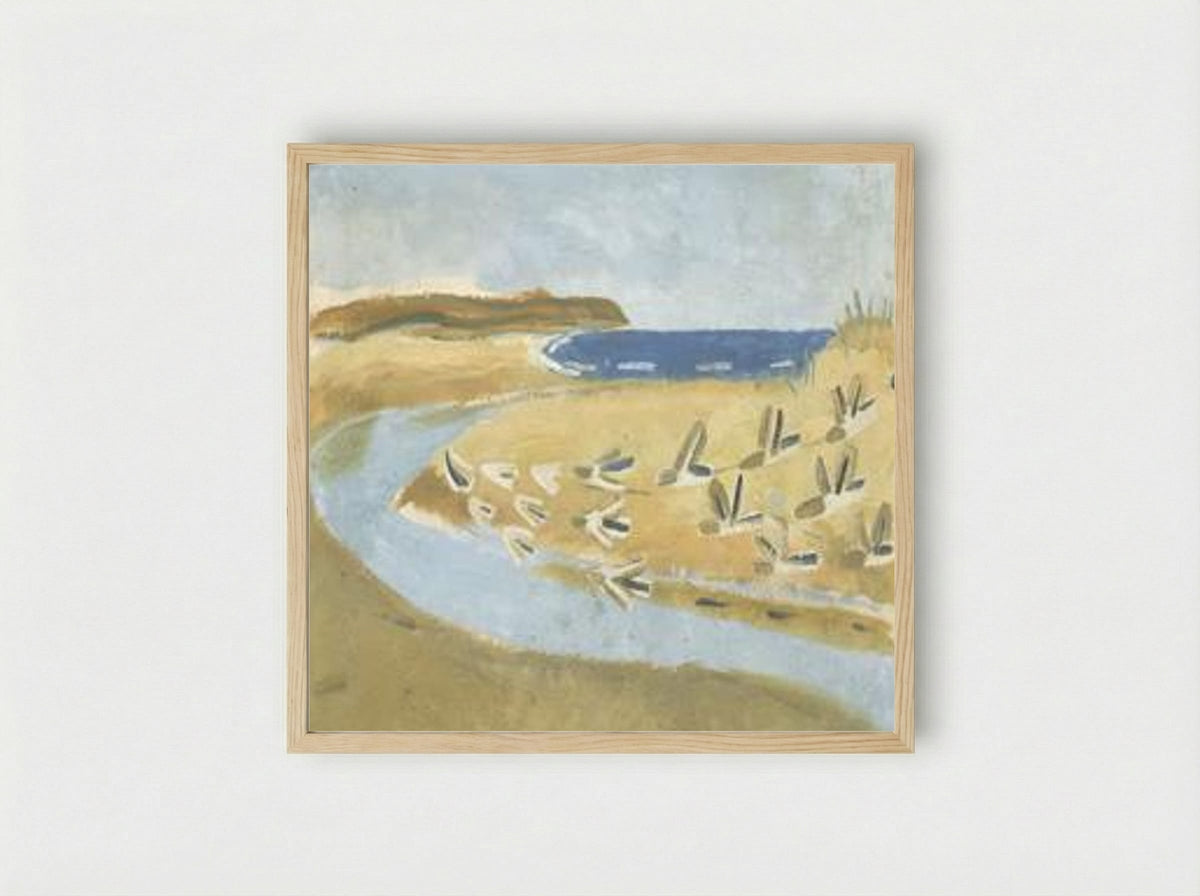 Sandpipers, Alnmouth - Winifred Nicholson - Framed Print Wood
