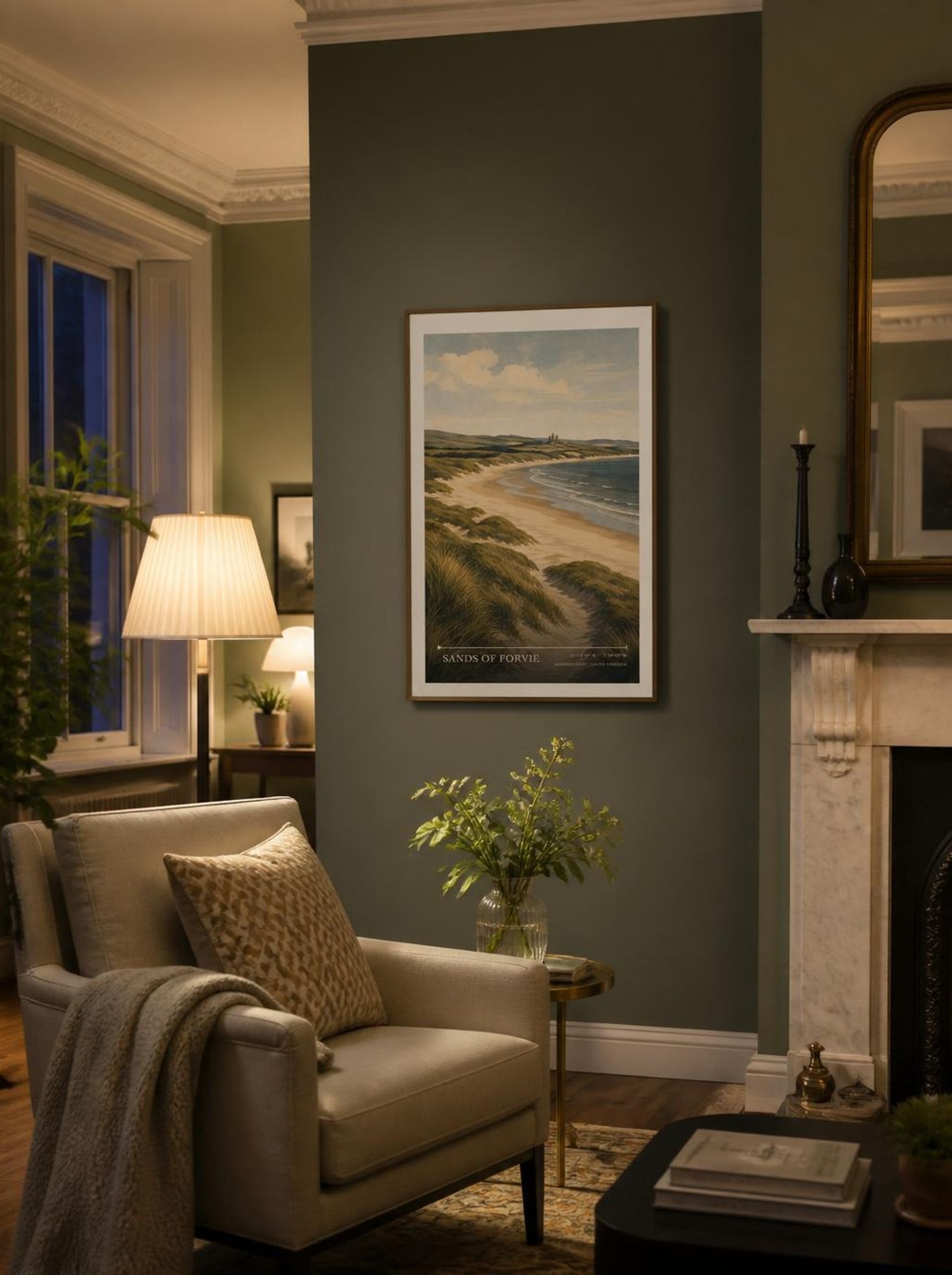 Sands of Forvie Aberdeenshire United Kingdom Travel Poster - Lifestyle