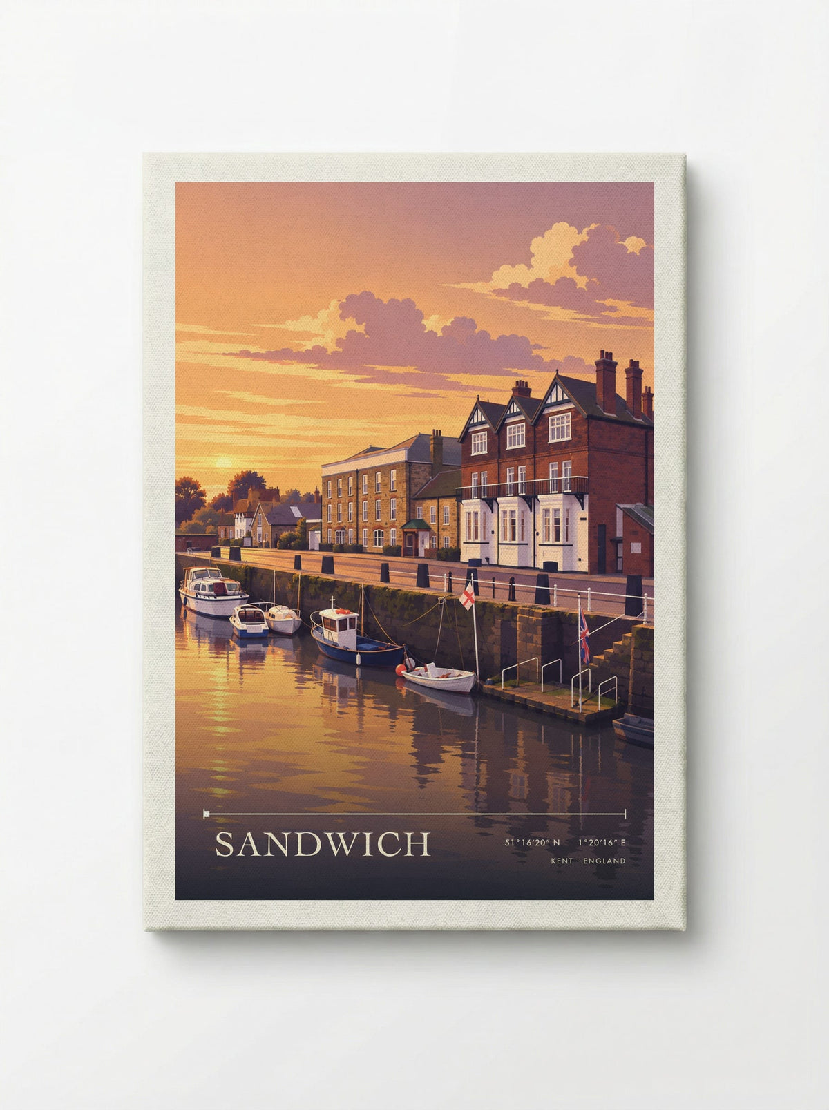 Sandwich, Kent | Travel Poster - Canvas