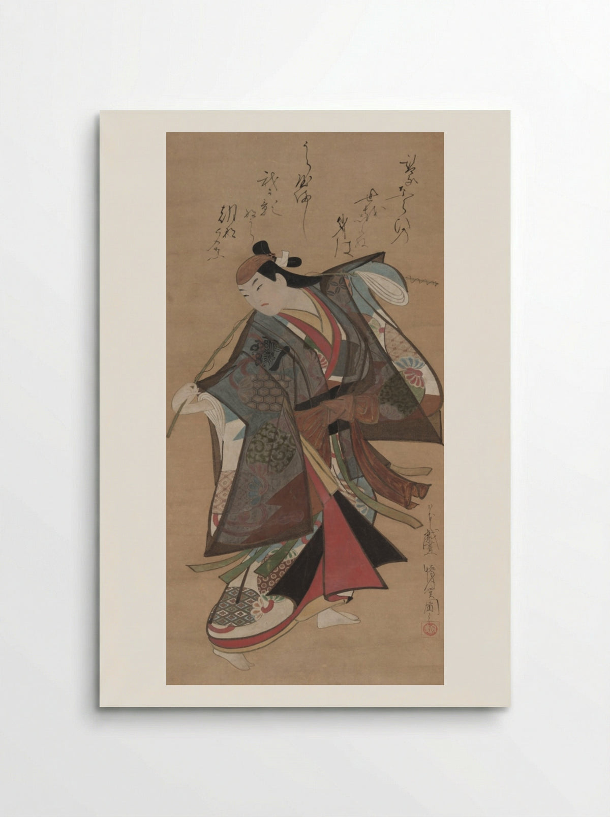 Sanjo Kantaro II in the Role of Urashima Taro - Kaigetsudō Ando - Poster