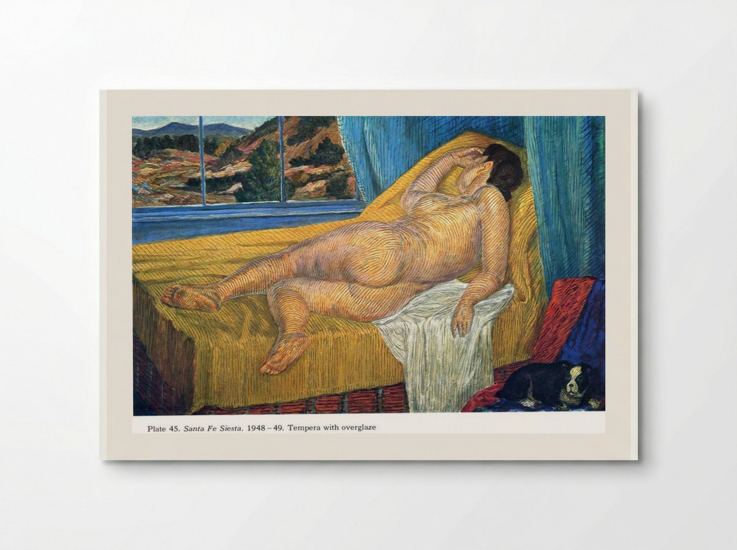 Santa Fe Siesta - John French Sloan - Poster
