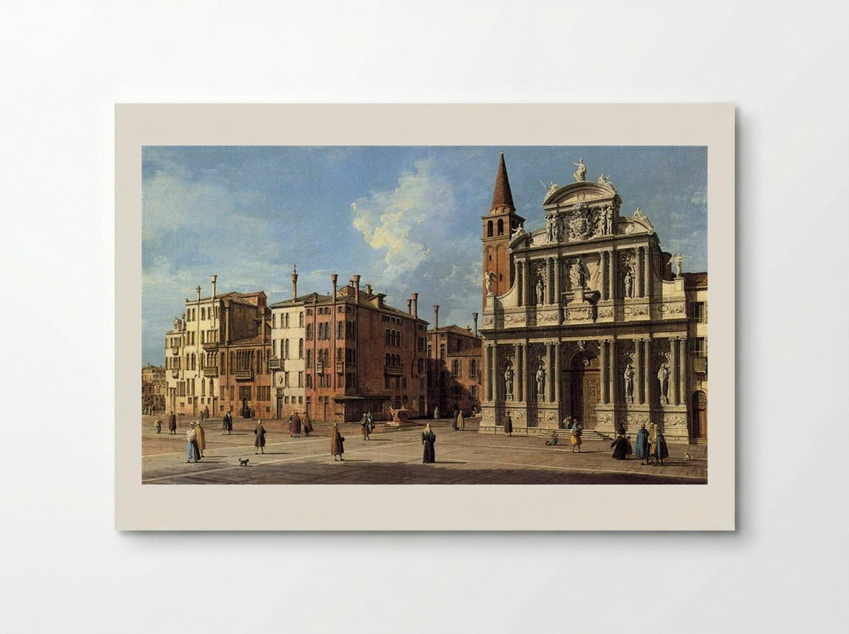 Santa Maria Zobenigo - Canaletto - Poster