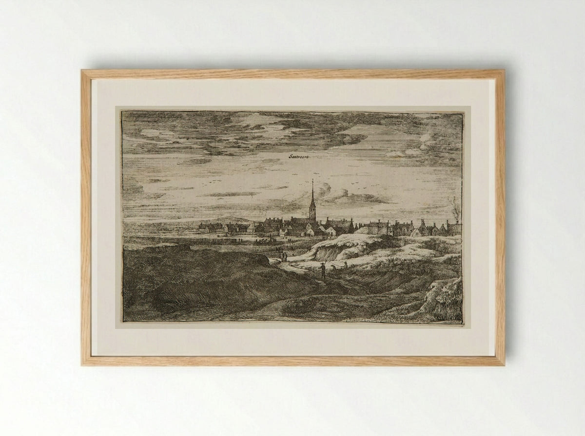 Santvoort - Roelant Roghman - Framed Print Wood
