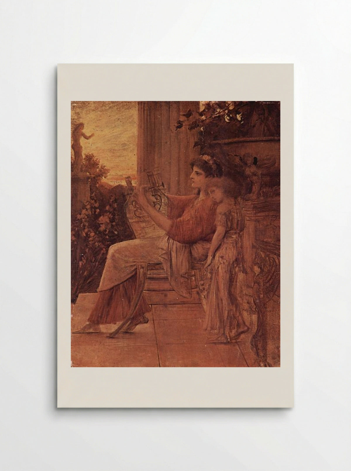 Sappho - Gustav Klimt - Poster