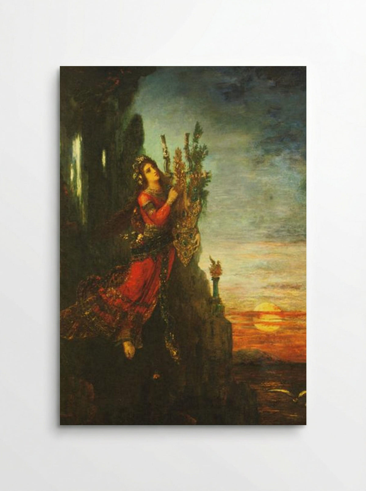 Sappho - Gustave Moreau - Poster