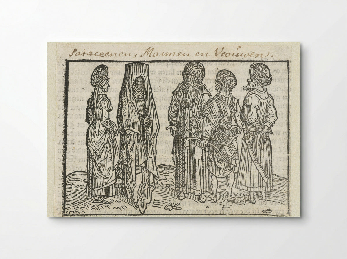 Saracenen (Men and Women) - Erhard Reuwich - Poster