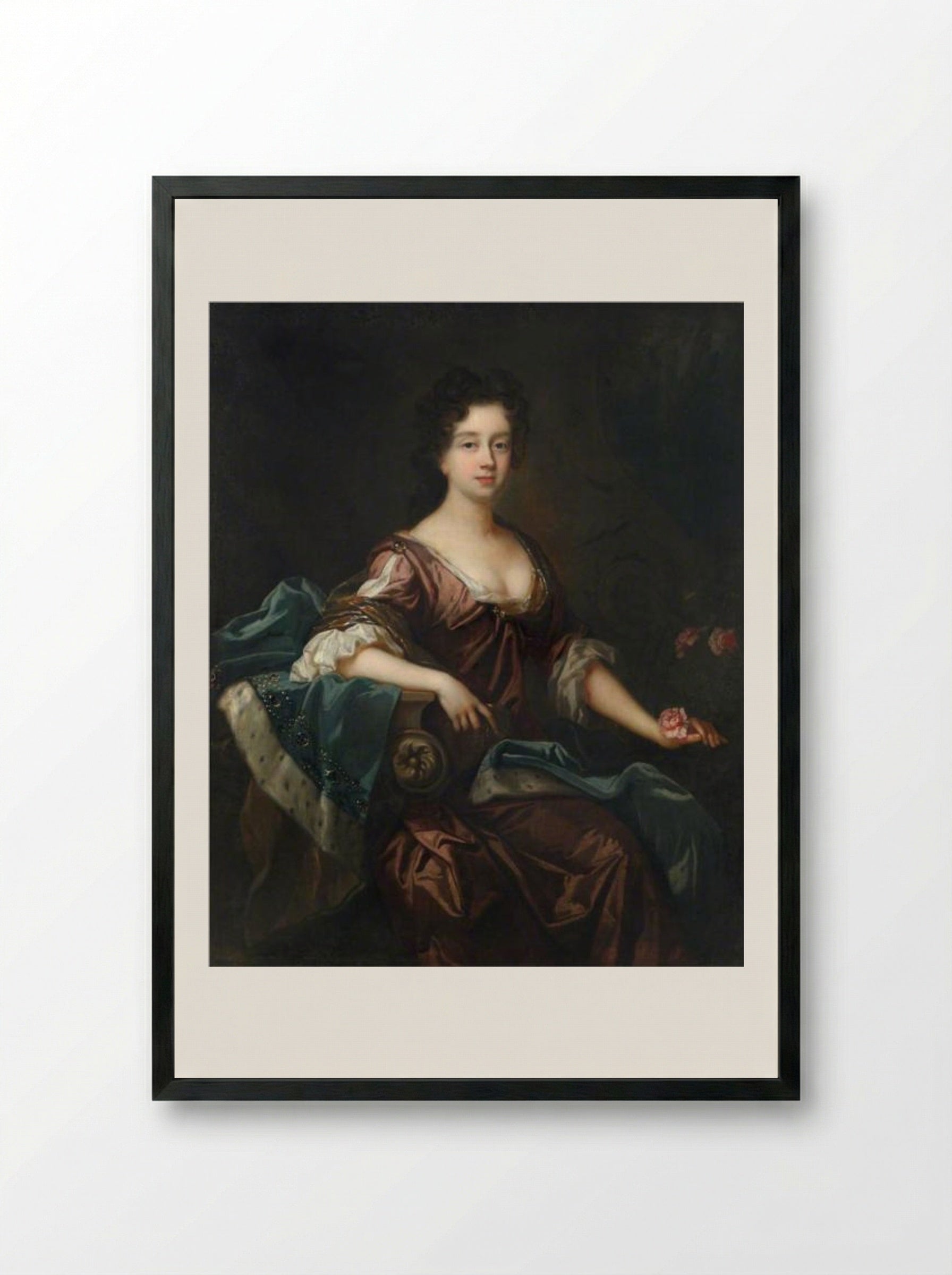 Sarah, Duchess of Marlborough - John Riley - Framed Print Black