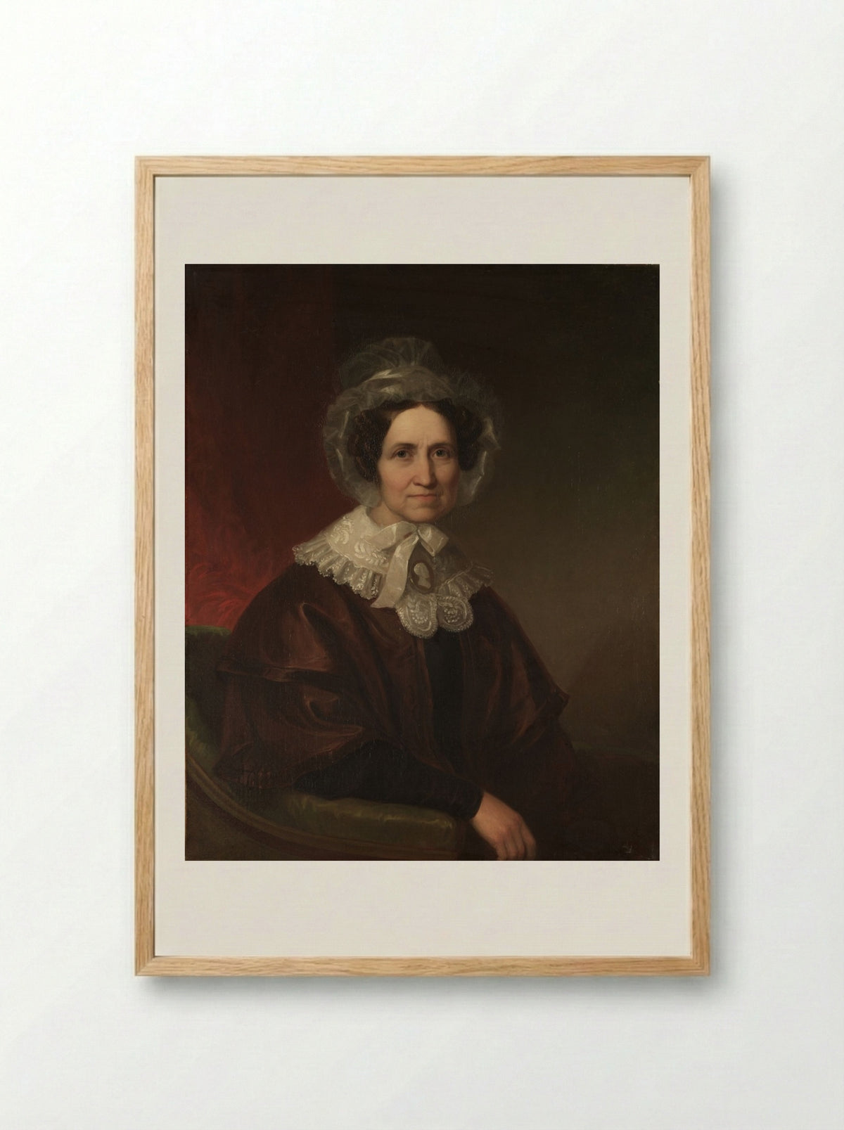 Sarah Eliot Scoville - Asher B. Durand - Framed Print Wood