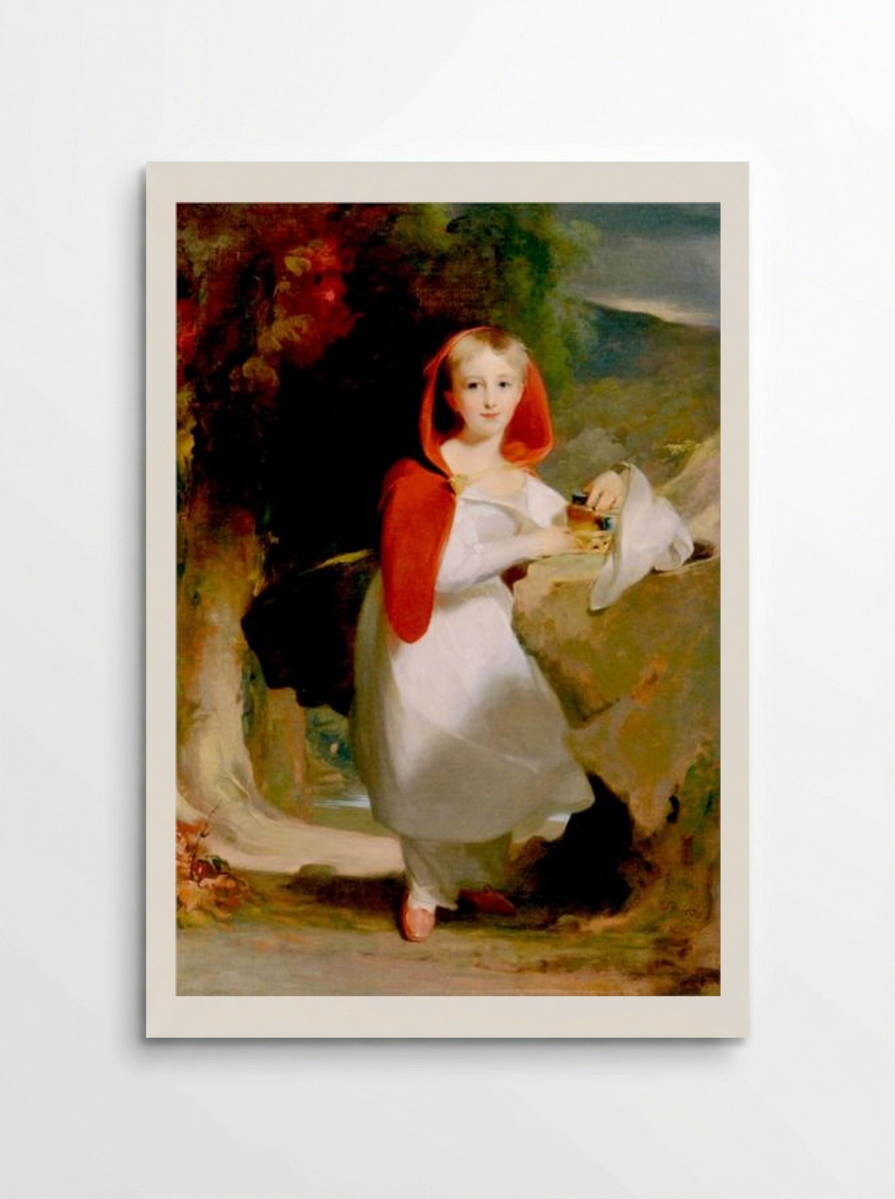 Sarah Esther Hindman as Little Red Riding Hood - Thomas Sully - Poster