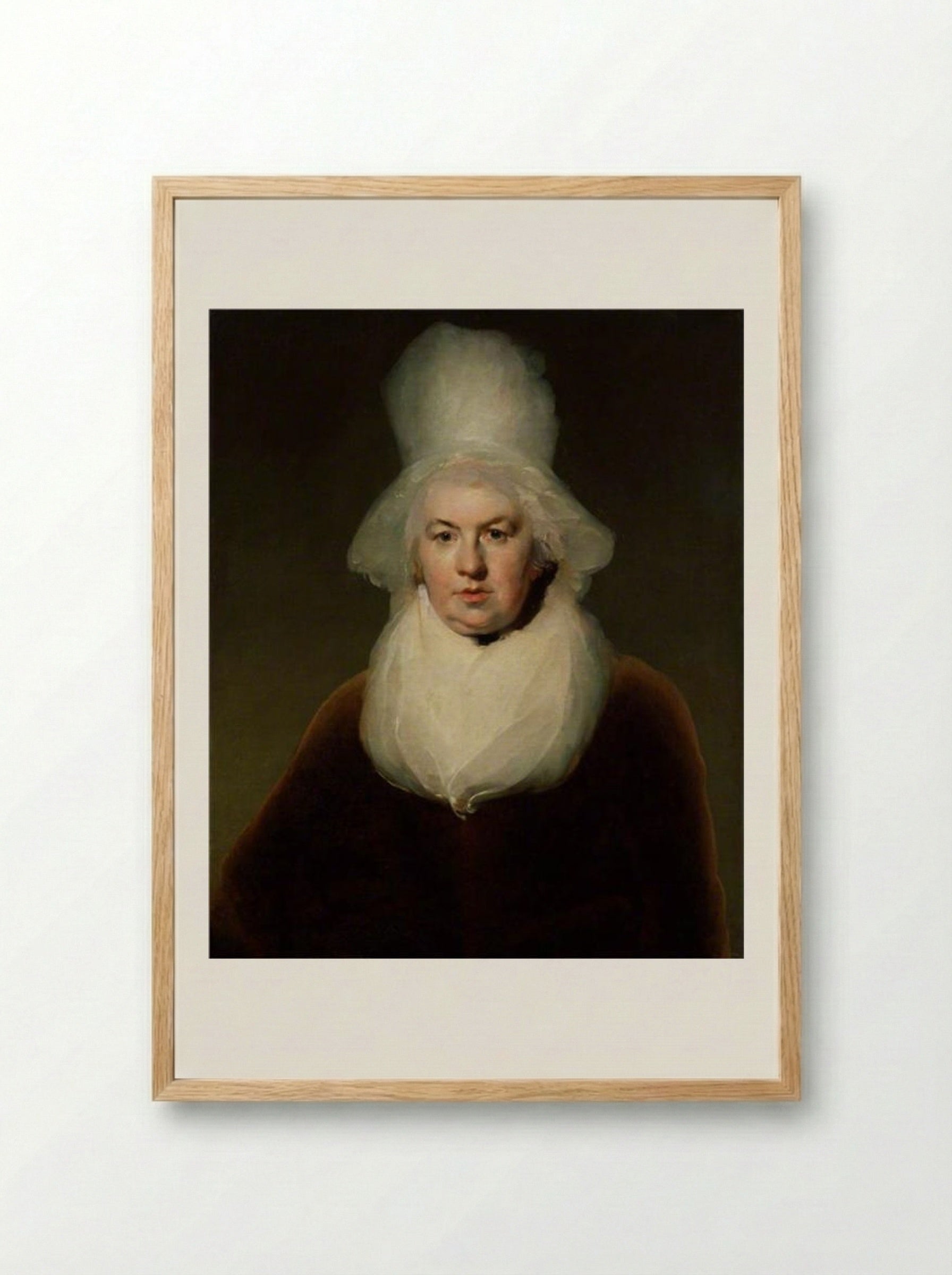 Sarah Trimmer - Sir Thomas Lawrence - Framed Print Wood