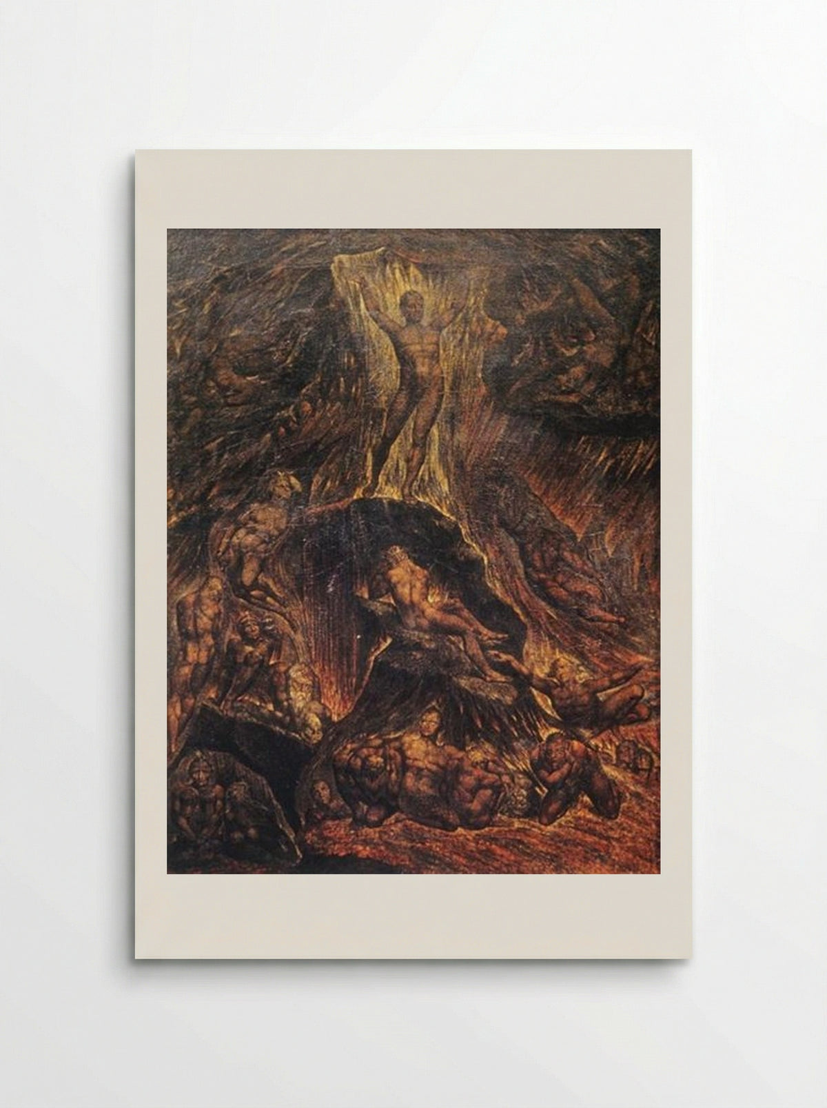 Satan Calling Up his Legions - William Blake - Poster