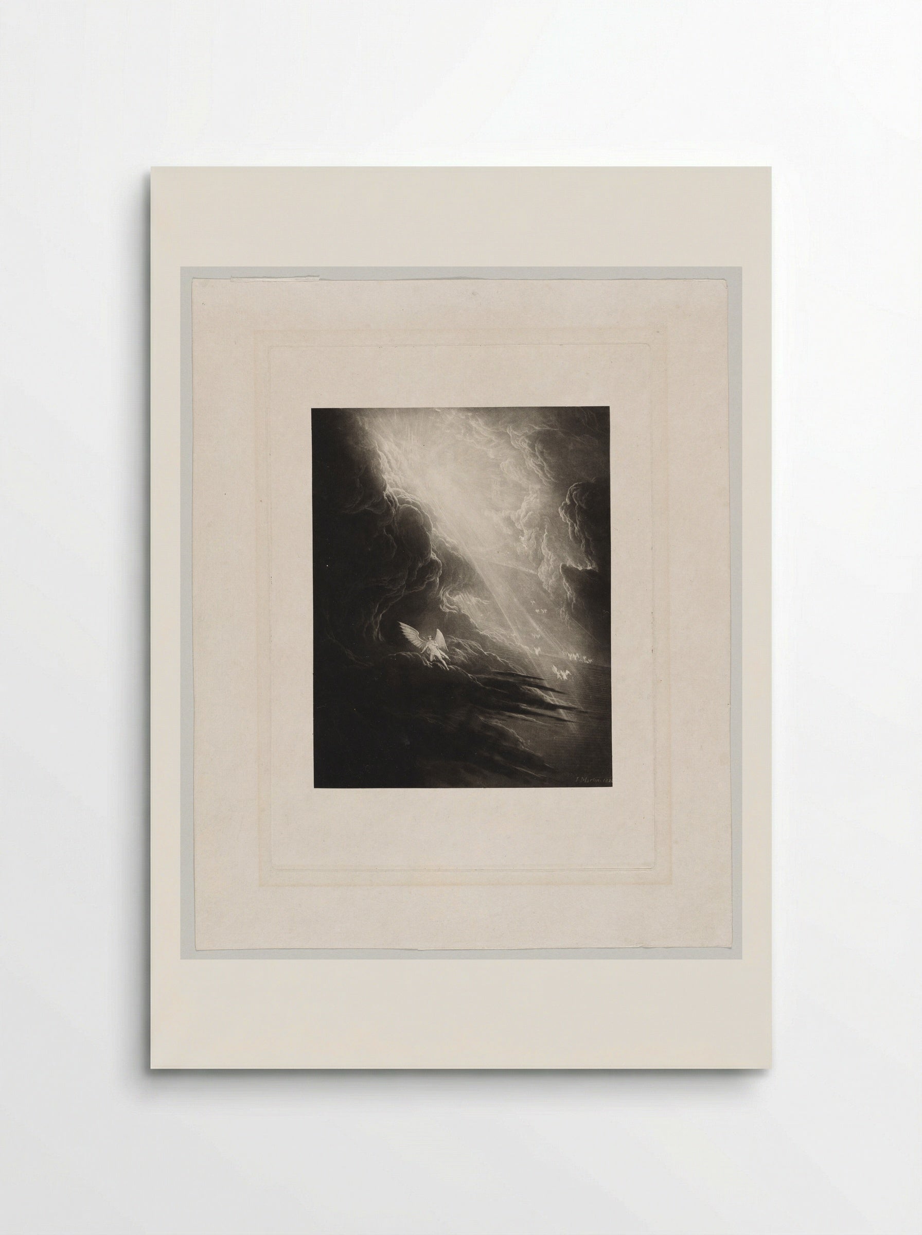 Satan Viewing the Ascent to Heaven - John Martin - Poster