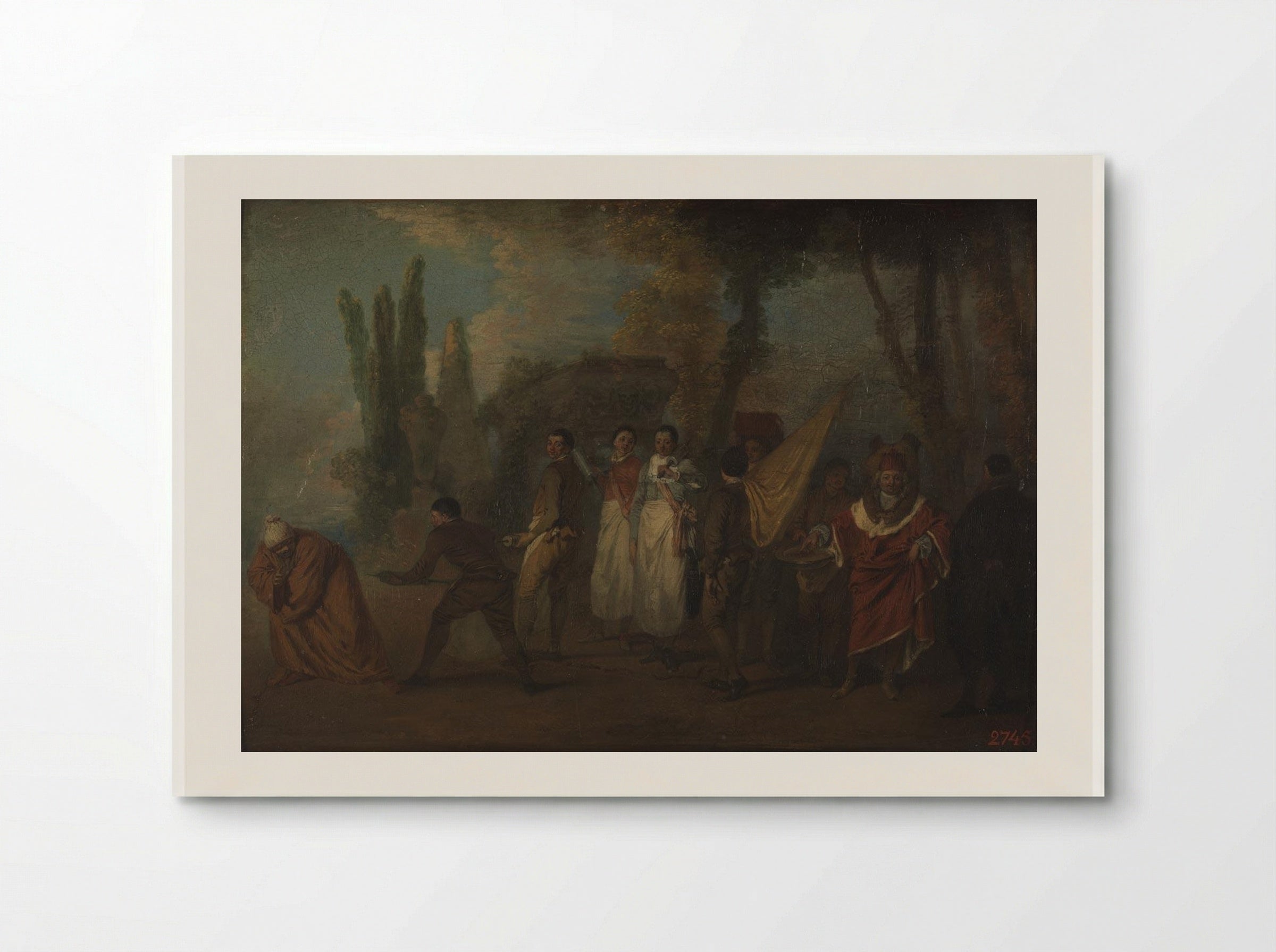 Satire on Physicians - Antoine Watteau - Poster