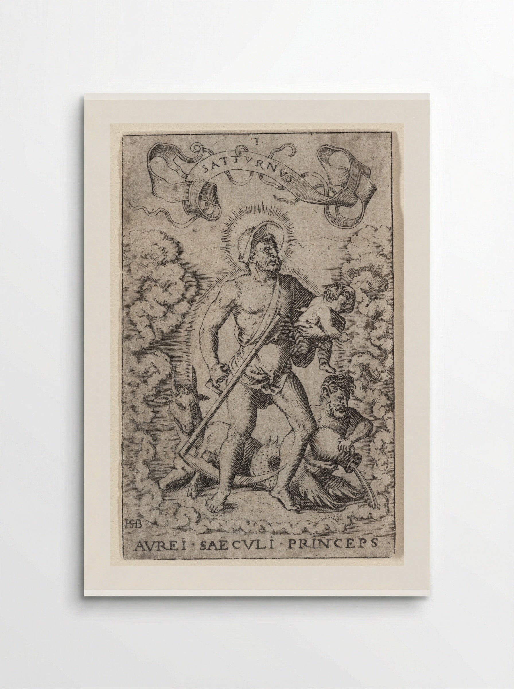 Saturn (Aurei Saeculi Princeps) - Theodor de Bry - Poster