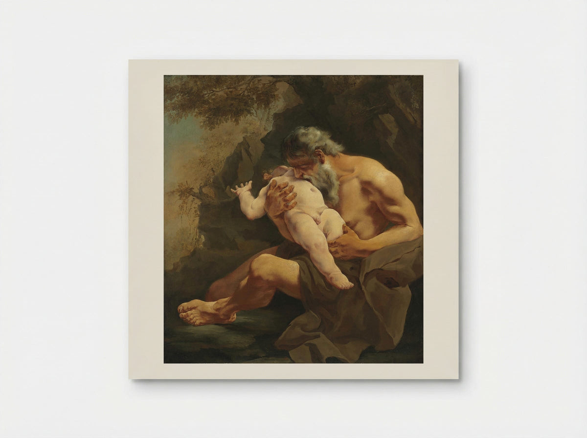 Saturn Devouring his Child - Giulia Lama - Poster