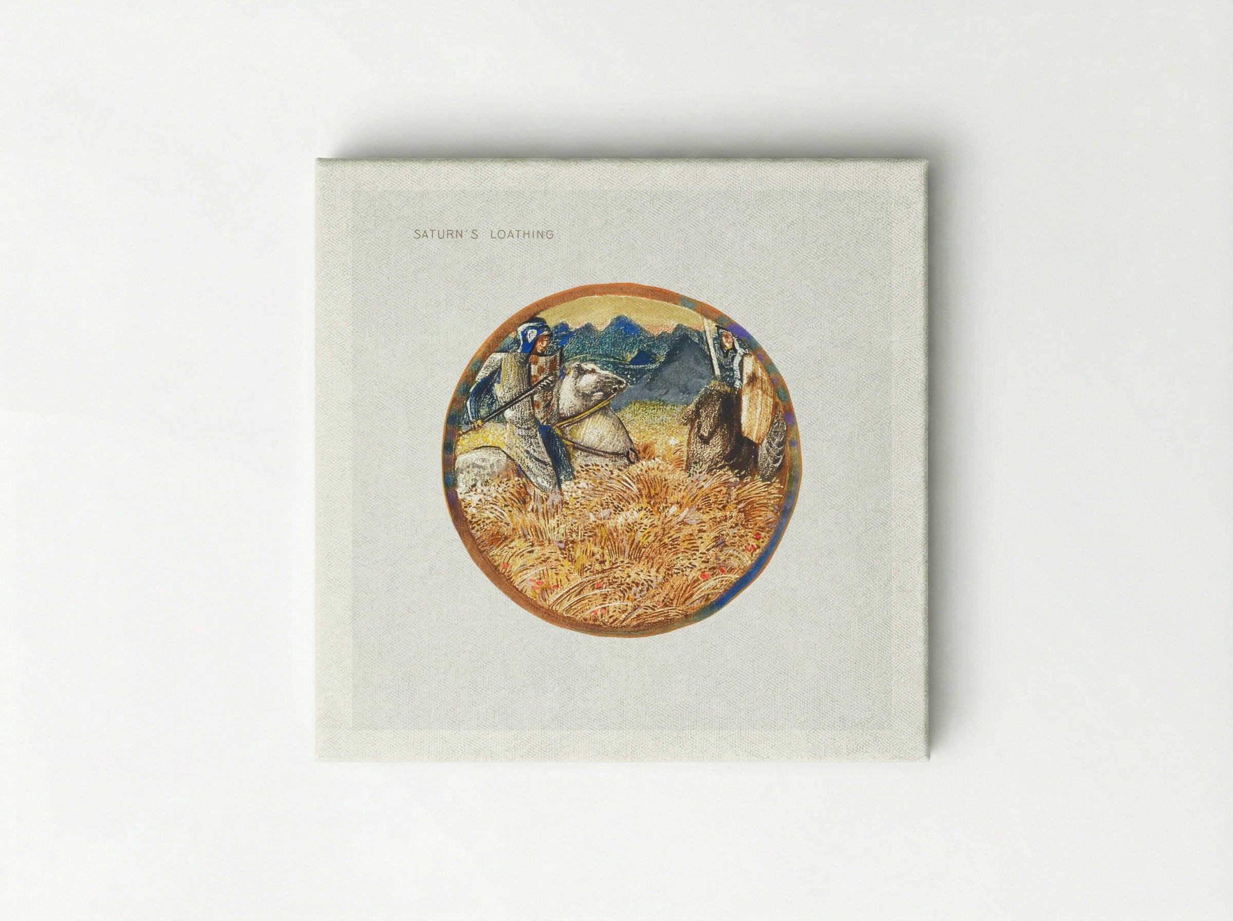 Saturn's Loathing, from The Flower Book - Edward Burne-Jones - Canvas