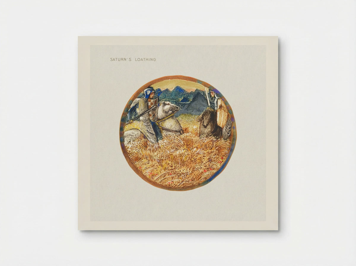 Saturn's Loathing, from The Flower Book - Edward Burne-Jones - Poster