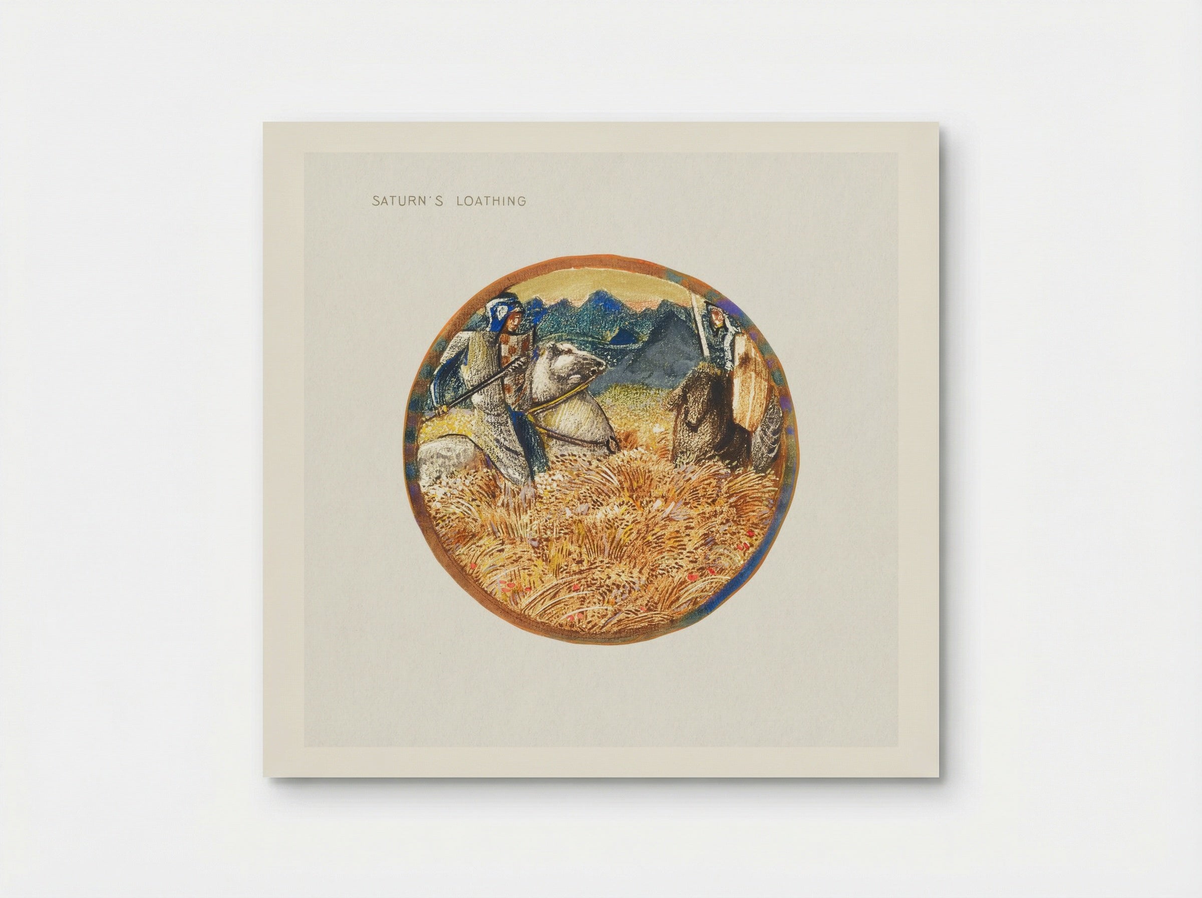 Saturn's Loathing, from The Flower Book - Edward Burne-Jones - Poster