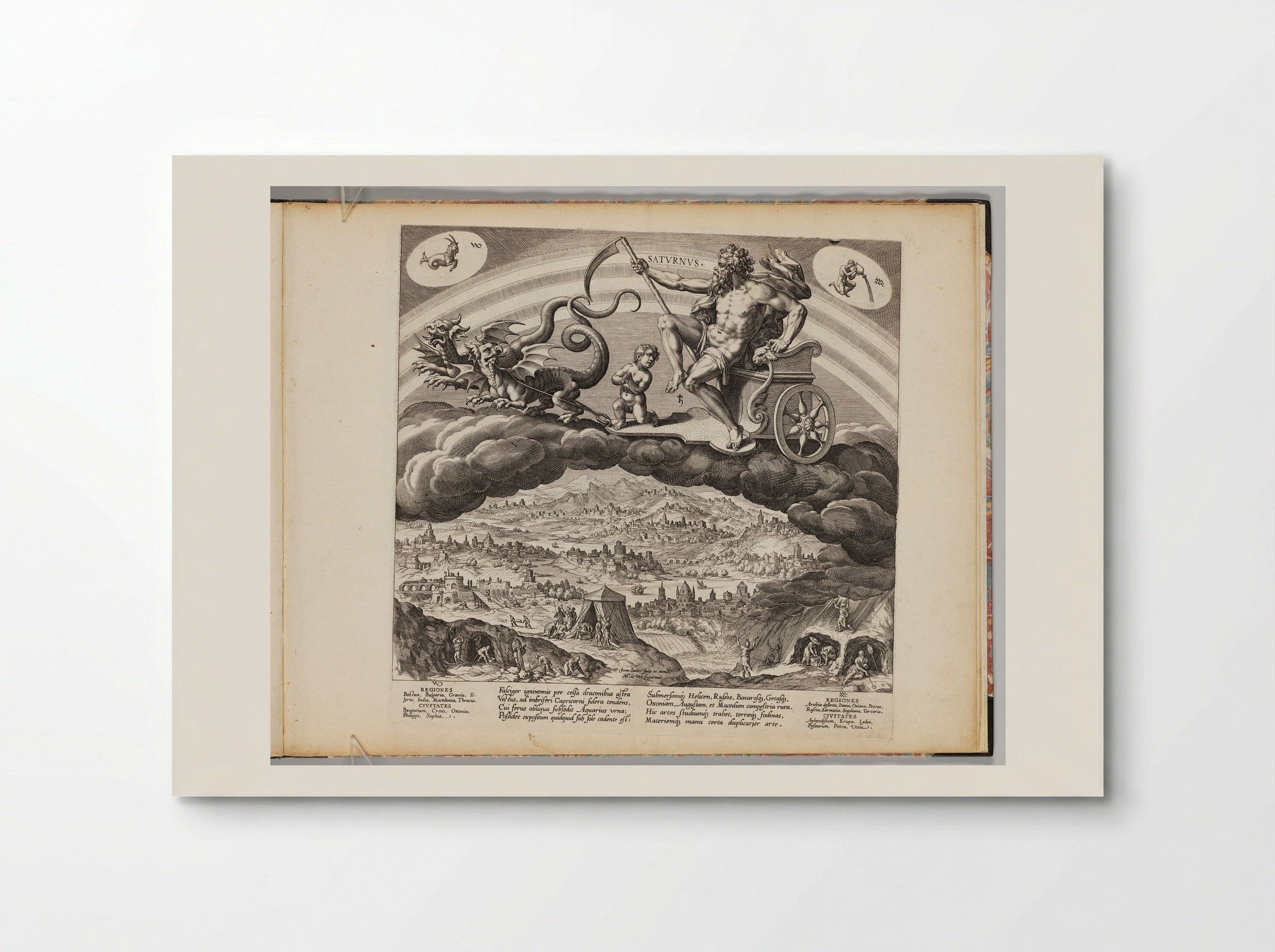 Saturn - Johann Sadeler I - Poster