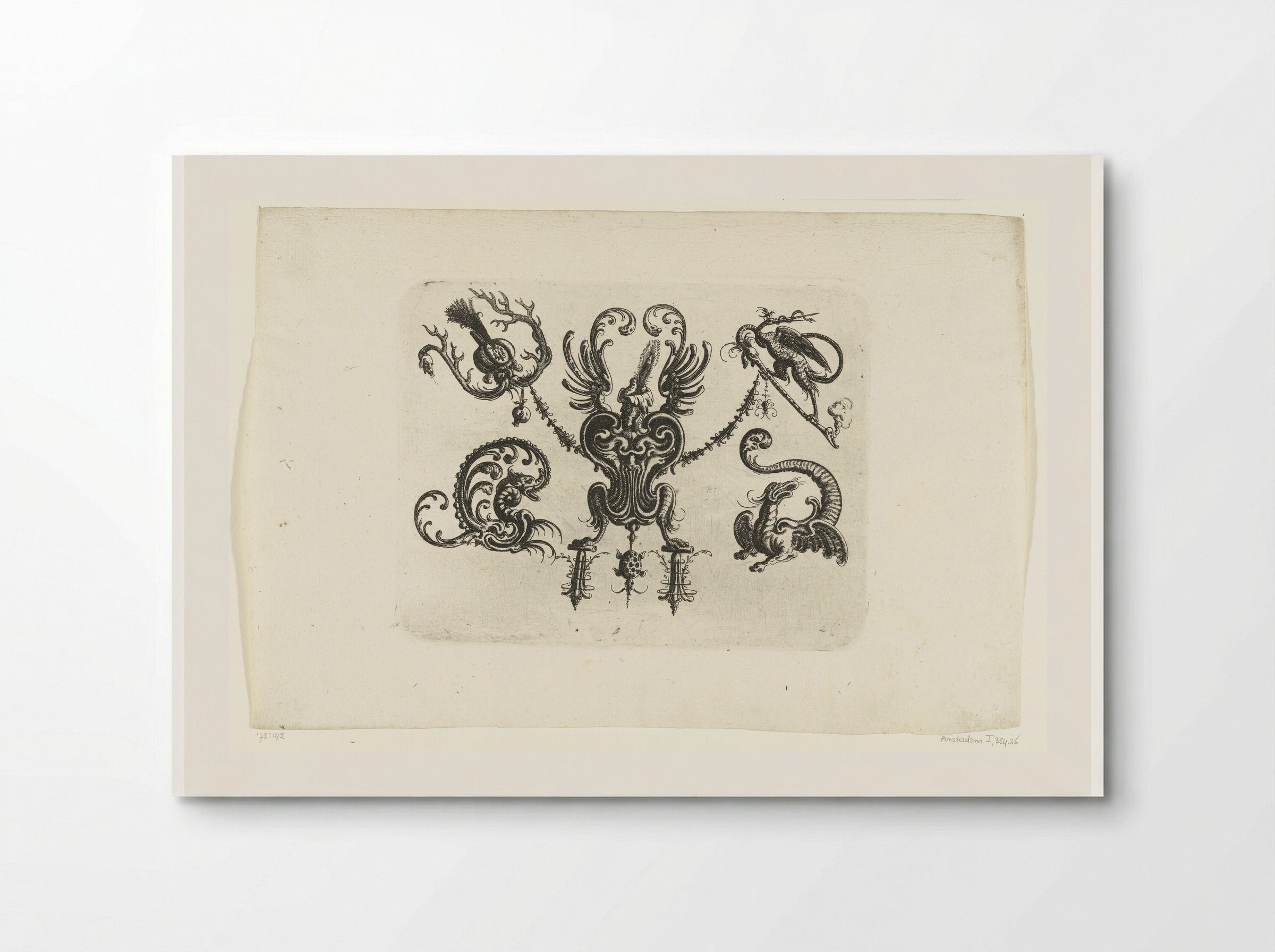 Satyr with a Mascaron Body - Christoph Jamnitzer - Poster