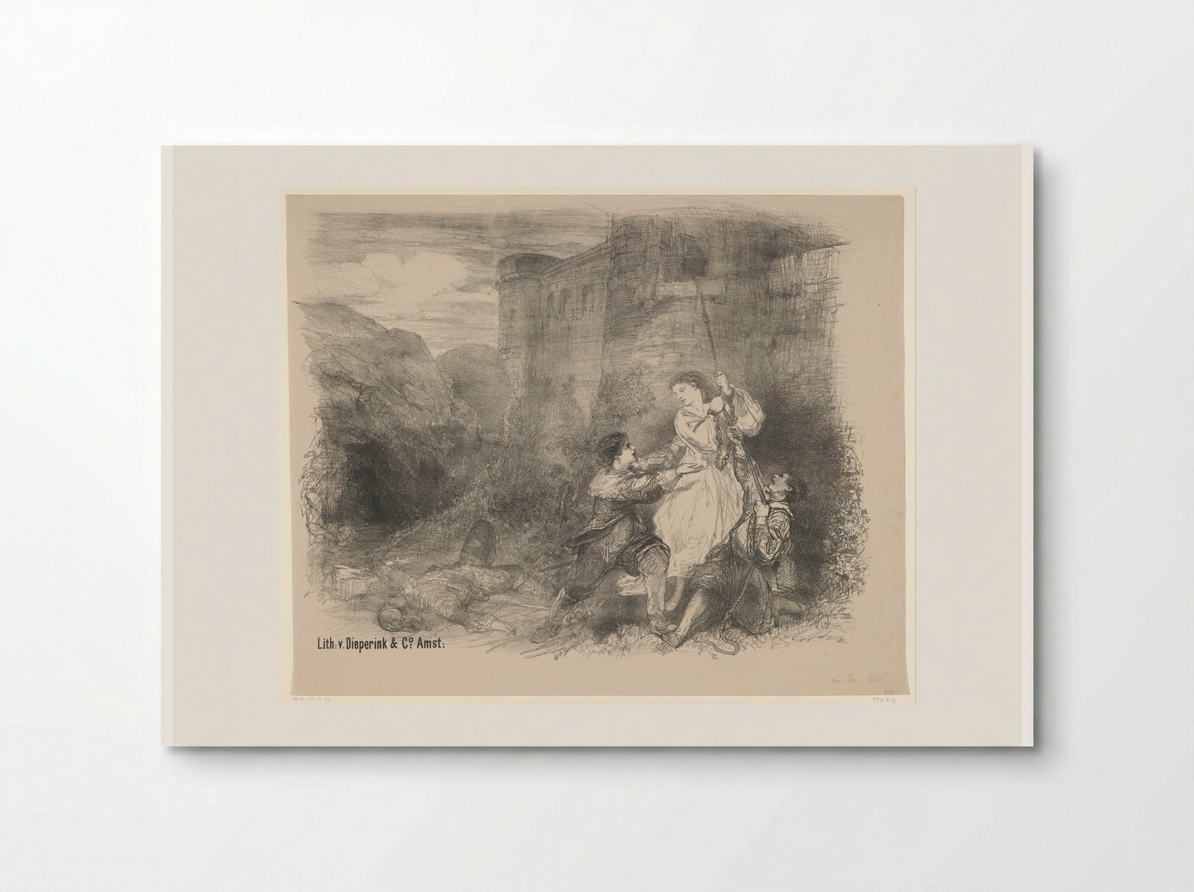 Scène uit ballet Don José - Charles Rochussen - Poster