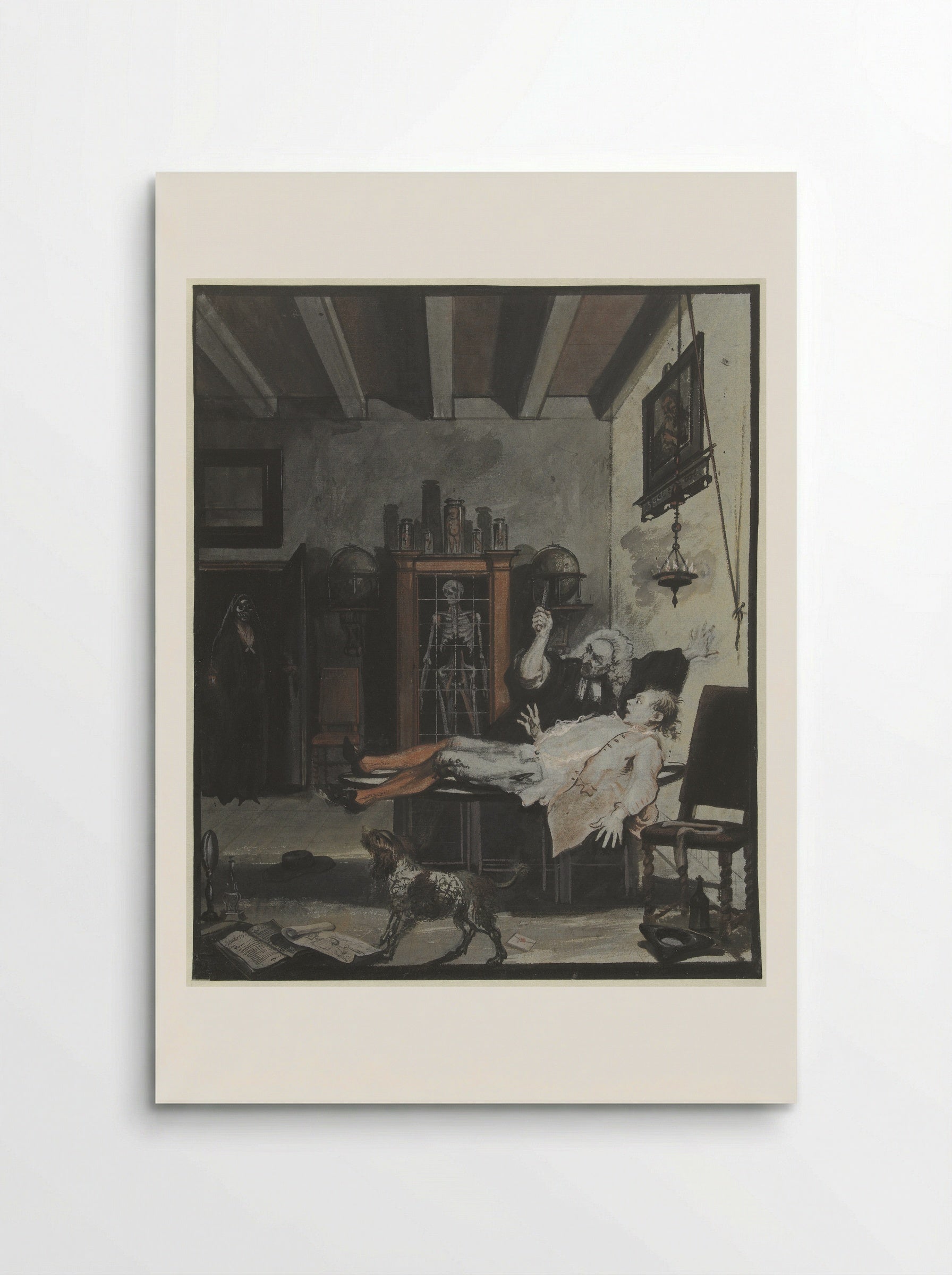 Scène uit het blijspel Krispijn Medicijn - Cornelis Troost - Poster