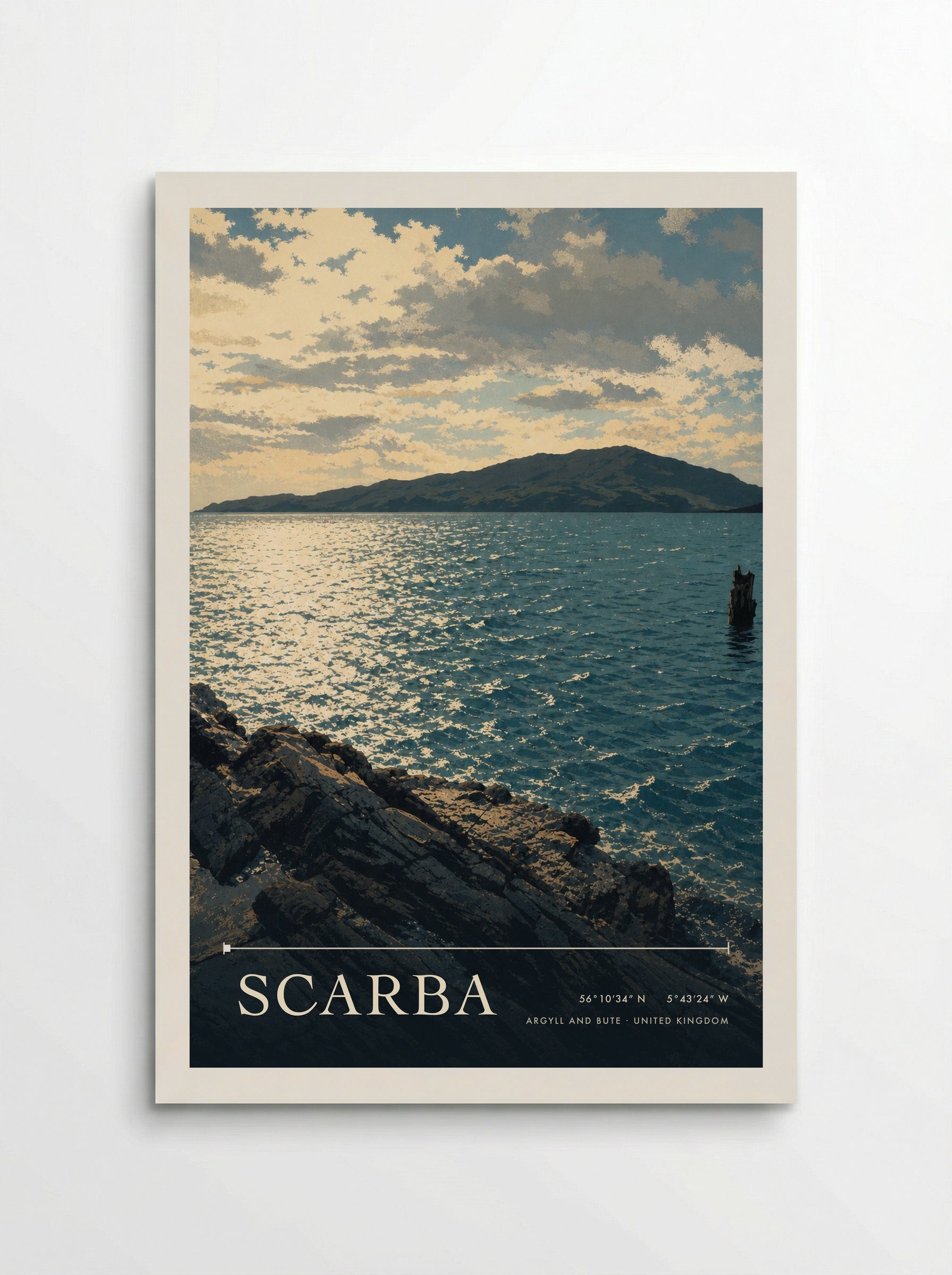 Scarba Argyll and Bute United Kingdom Travel Poster - Poster