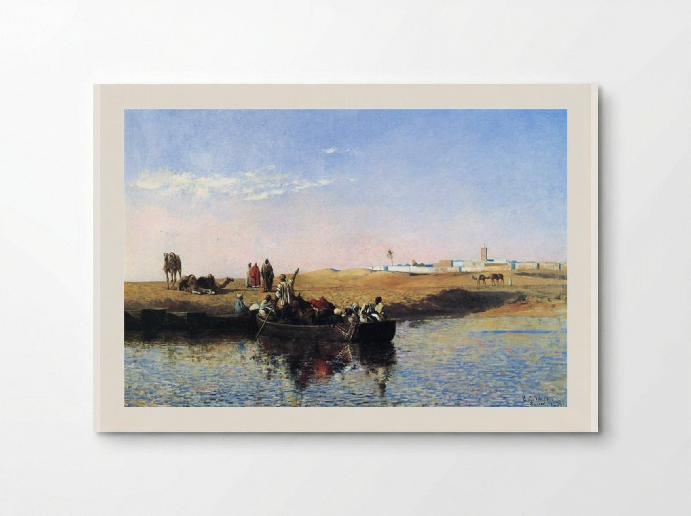 Scene at Sale, Morocco - Edwin Lord Weeks - Poster