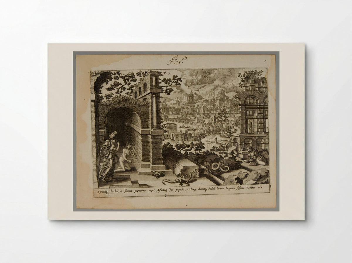 Scene from Ovid's Metamorphoses - Gerard de Jode - Poster