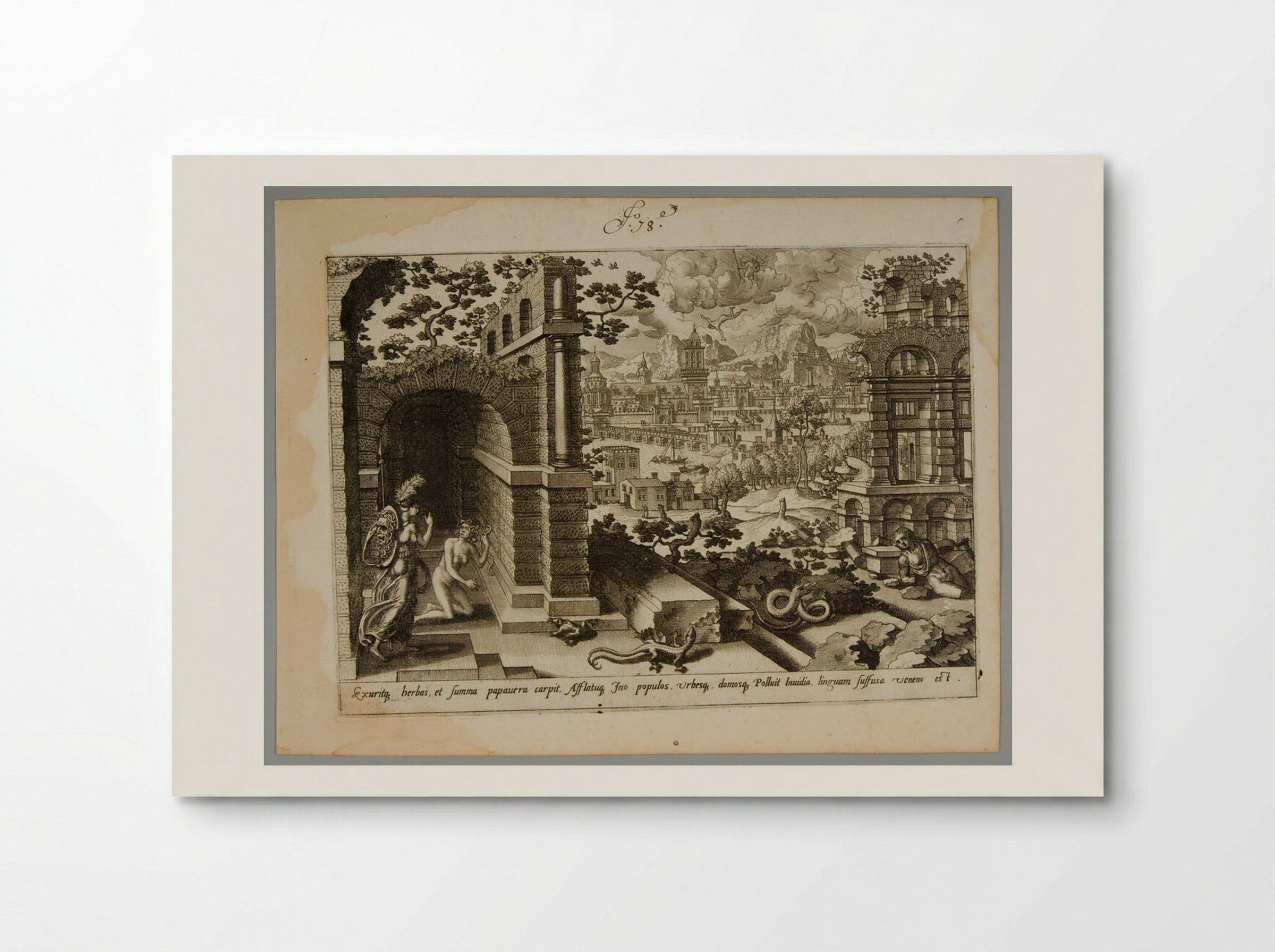 Scene from Ovid's Metamorphoses - Gerard de Jode - Poster