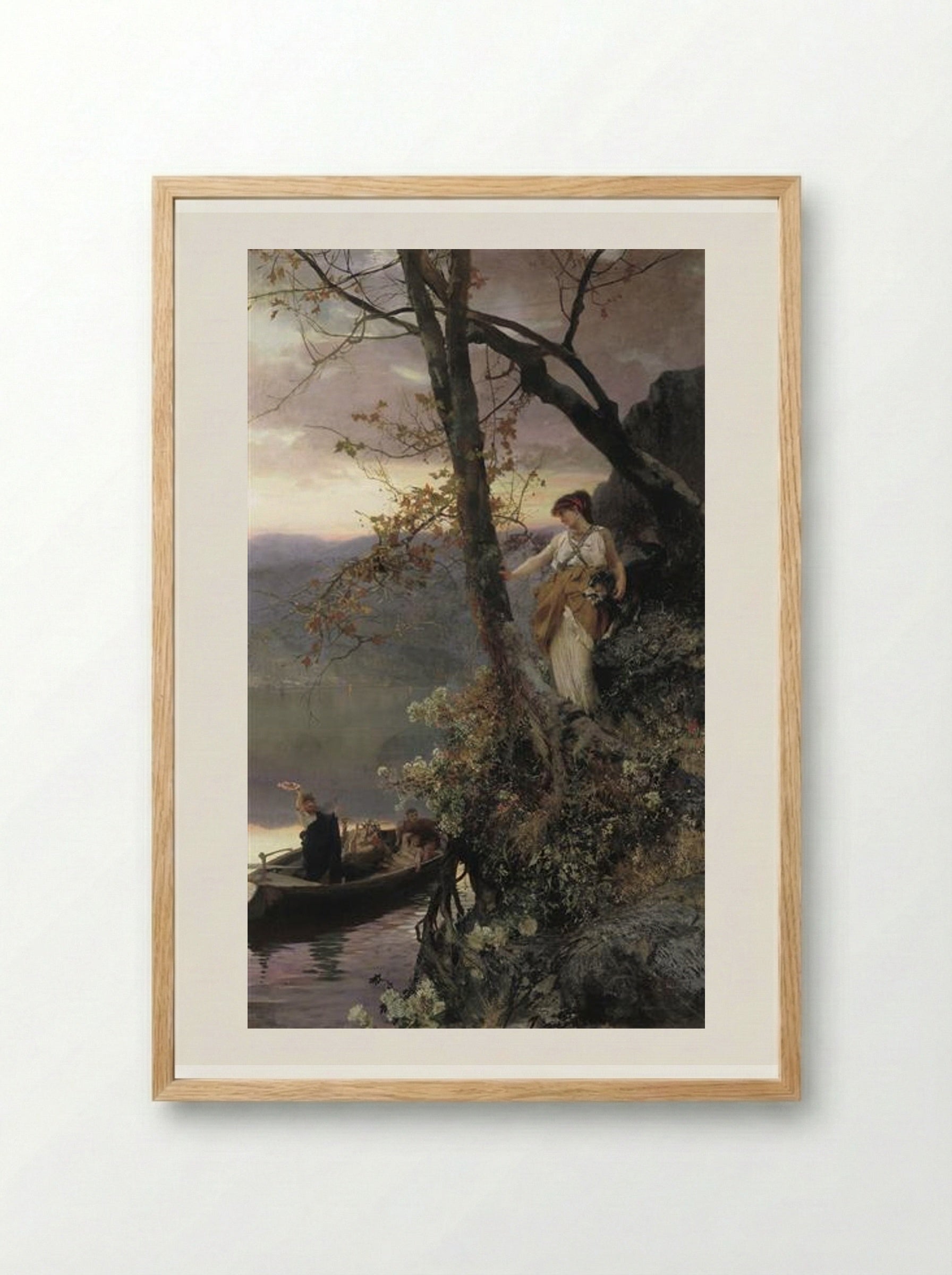 Scene from Roman Life - Henryk Siemiradzki - Framed Print Wood