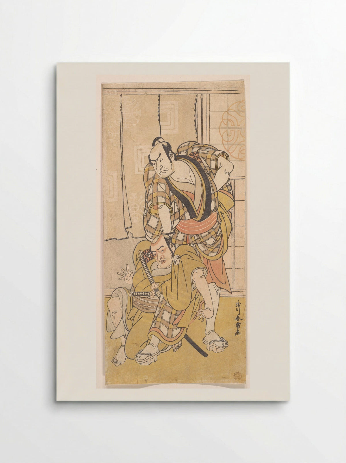 Scene from a Play - Katsukawa Shunjō - Poster