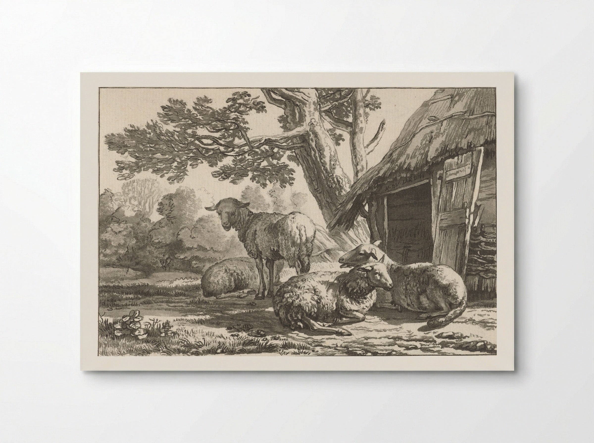 Schaapskooi (Sheepfold) - Cornelis Brouwer - Poster