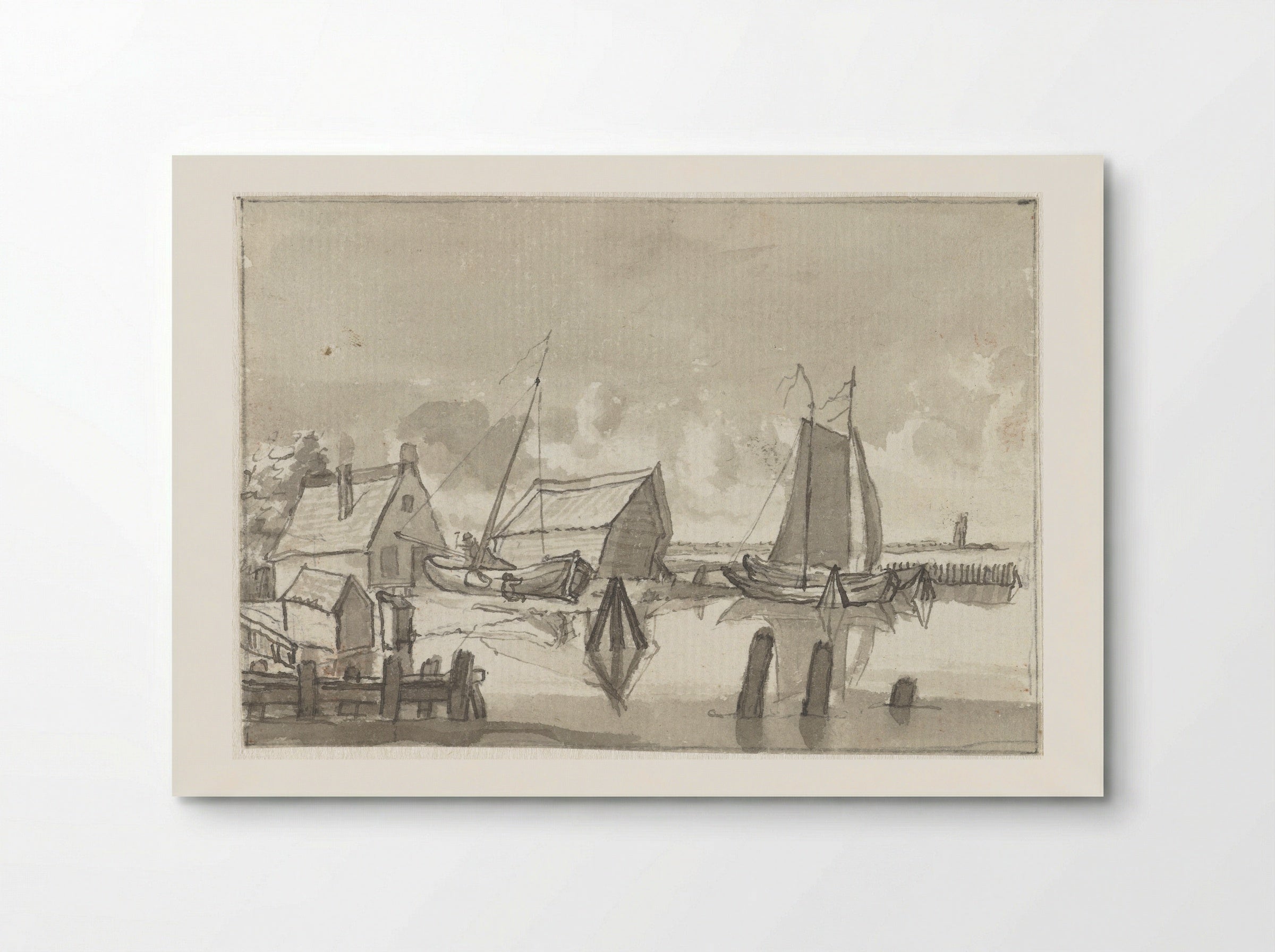 Scheepstimmerwerf - Gerrit Lamberts - Poster