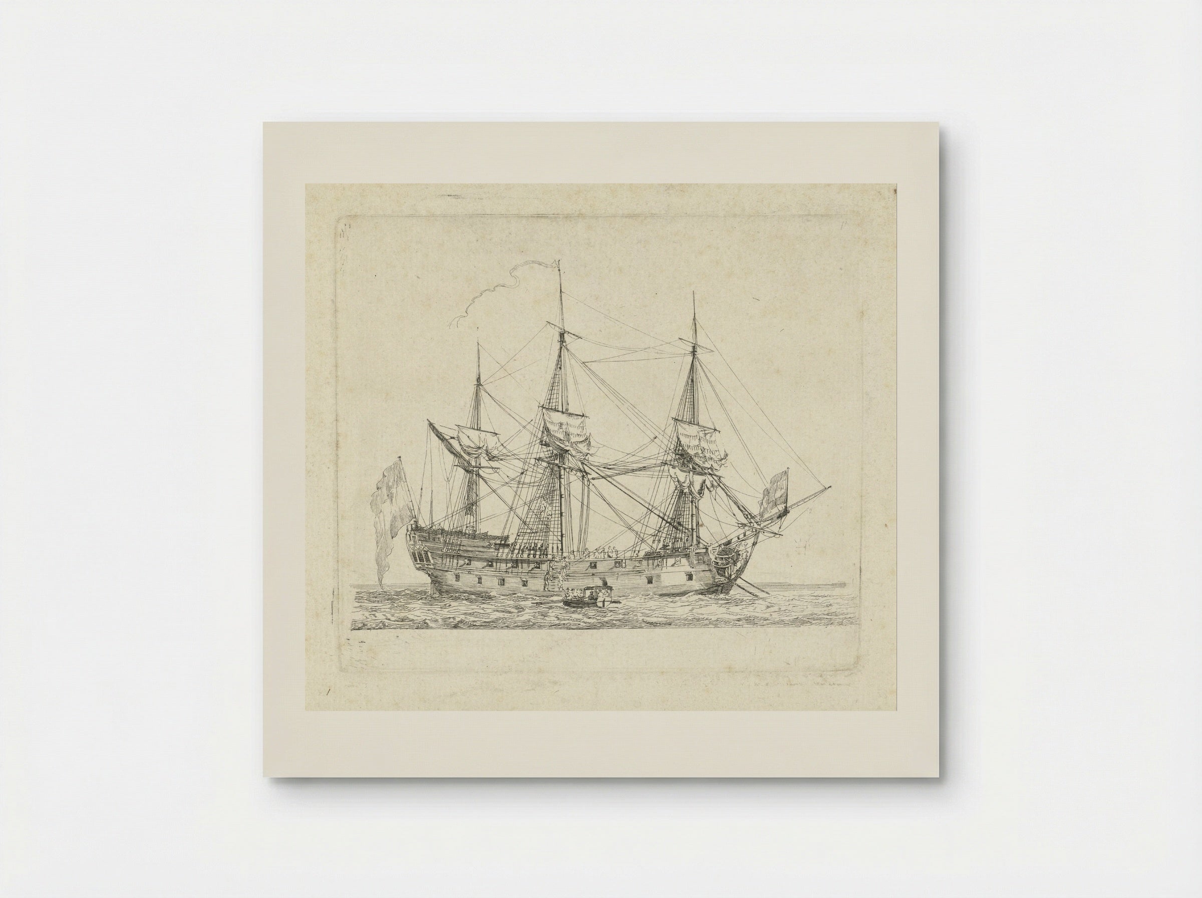 Schip van de VOC - Gerrit Groenewegen - Poster