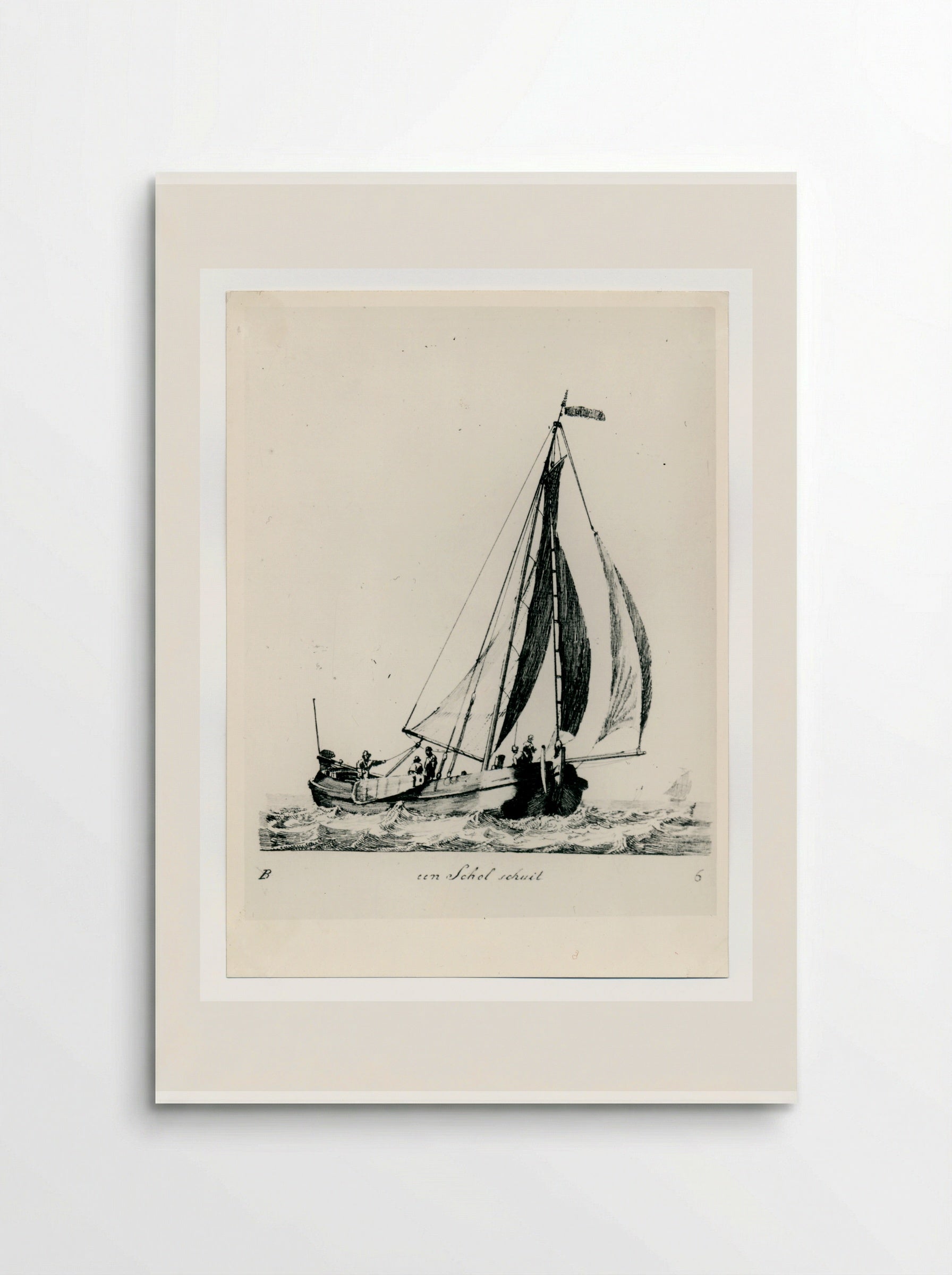 Scholschuit (Plaice Boat) - Gerrit Groenewegen - Poster