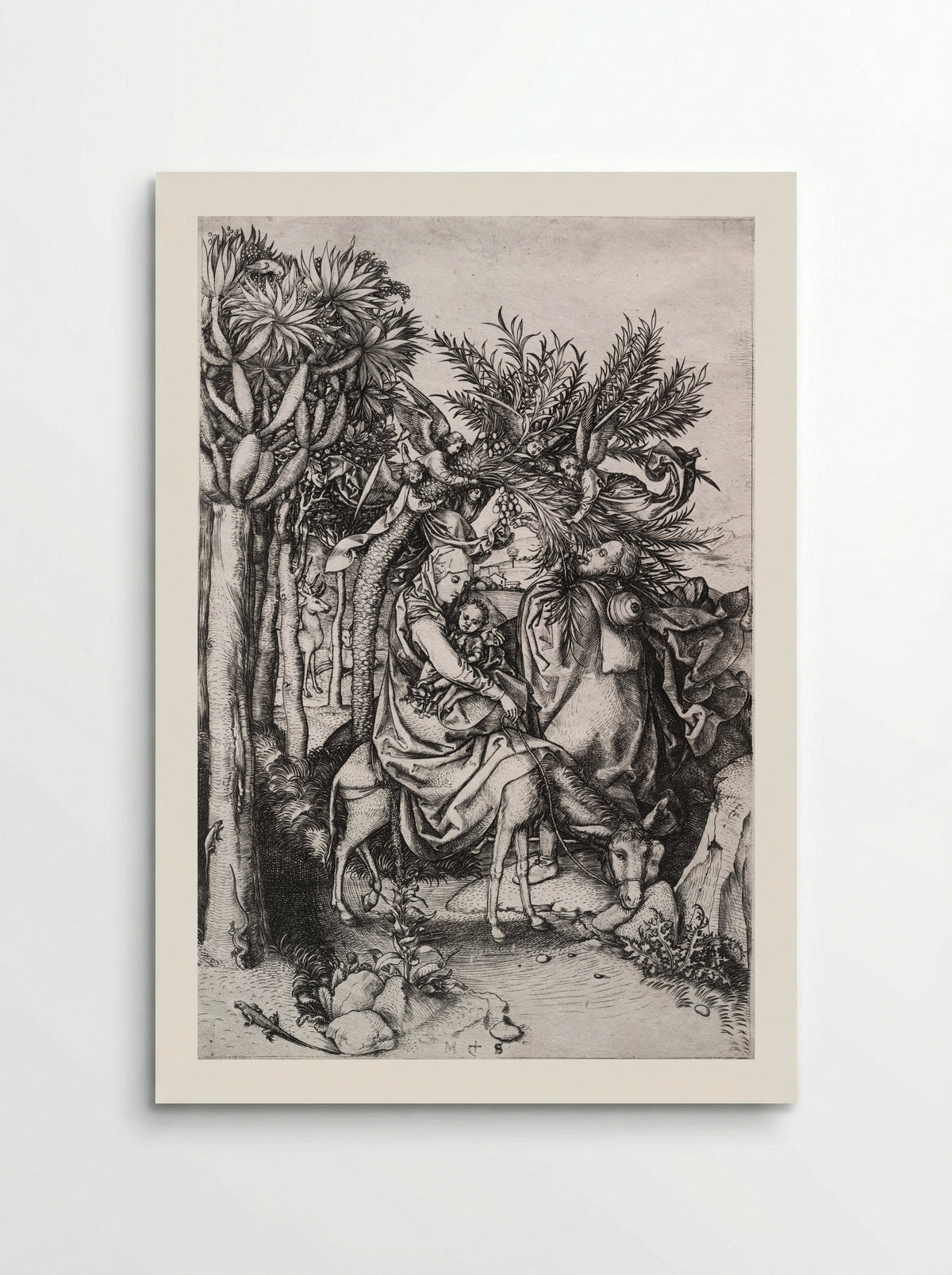 The Flight into Egypt - Martin Schongauer - Poster [HQ d11a330e4399]