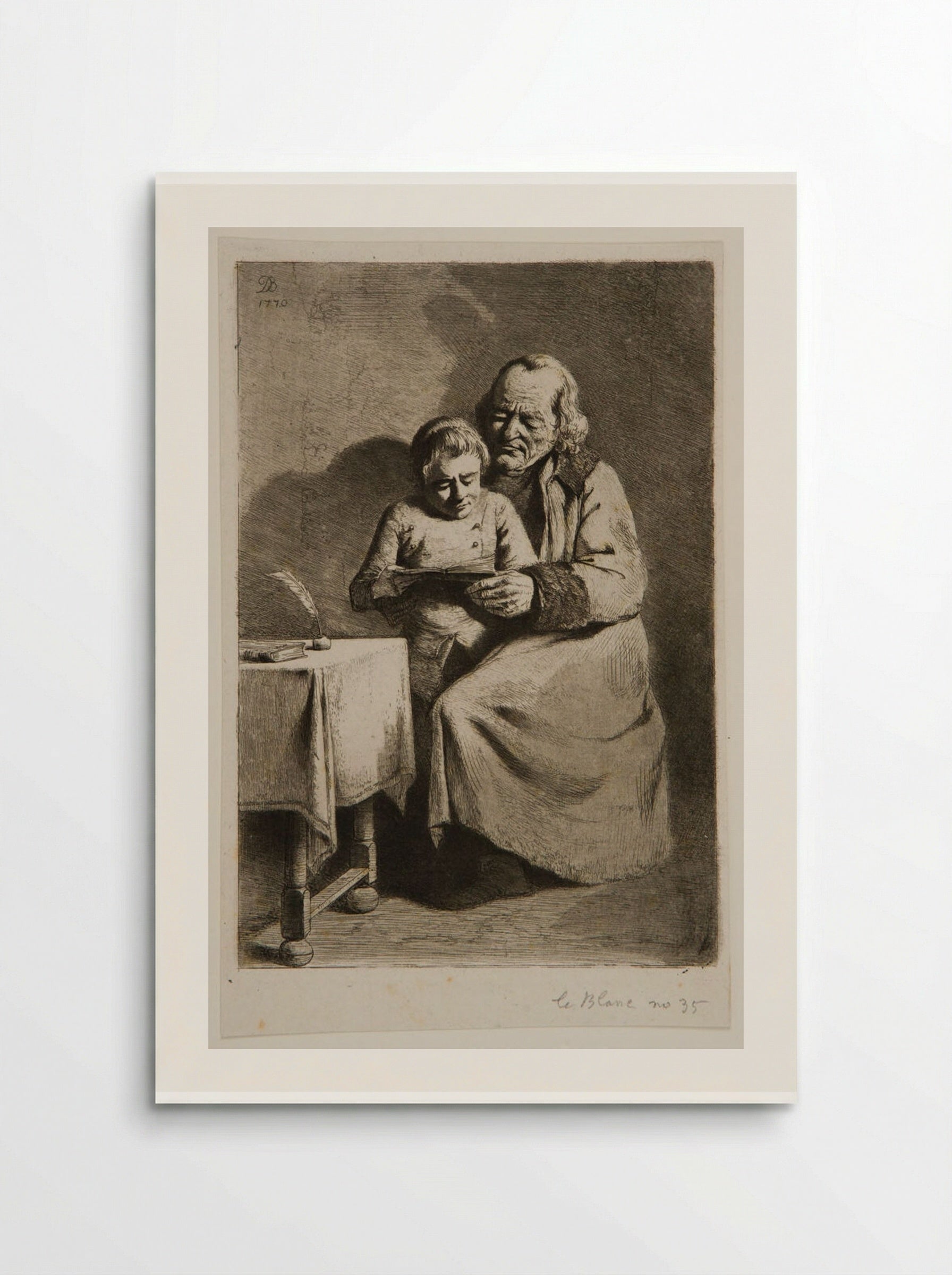 Schoolmaster - Jean-Jacques de Boissieu - Poster