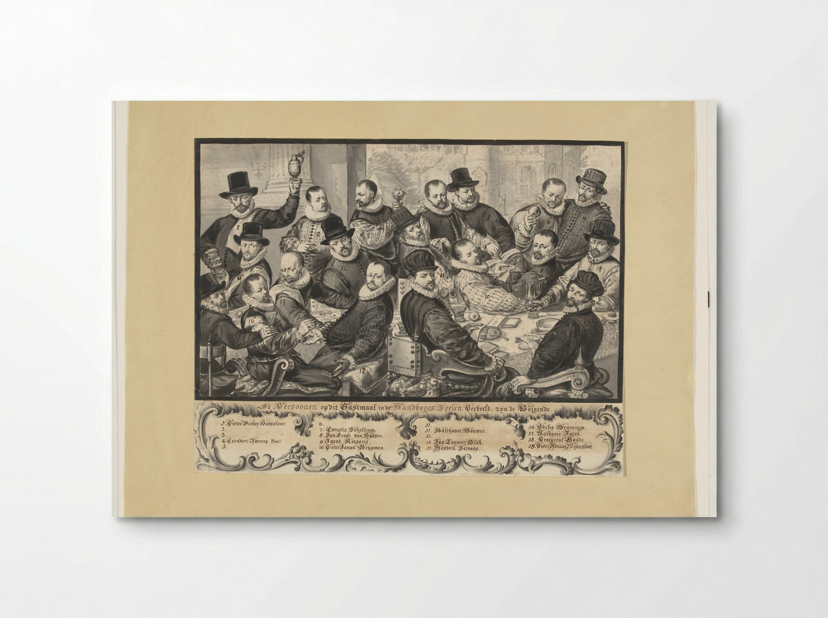 Schuttersstuk met Pieter Dircksz. Hasselaer - Jacob Colijn - Poster