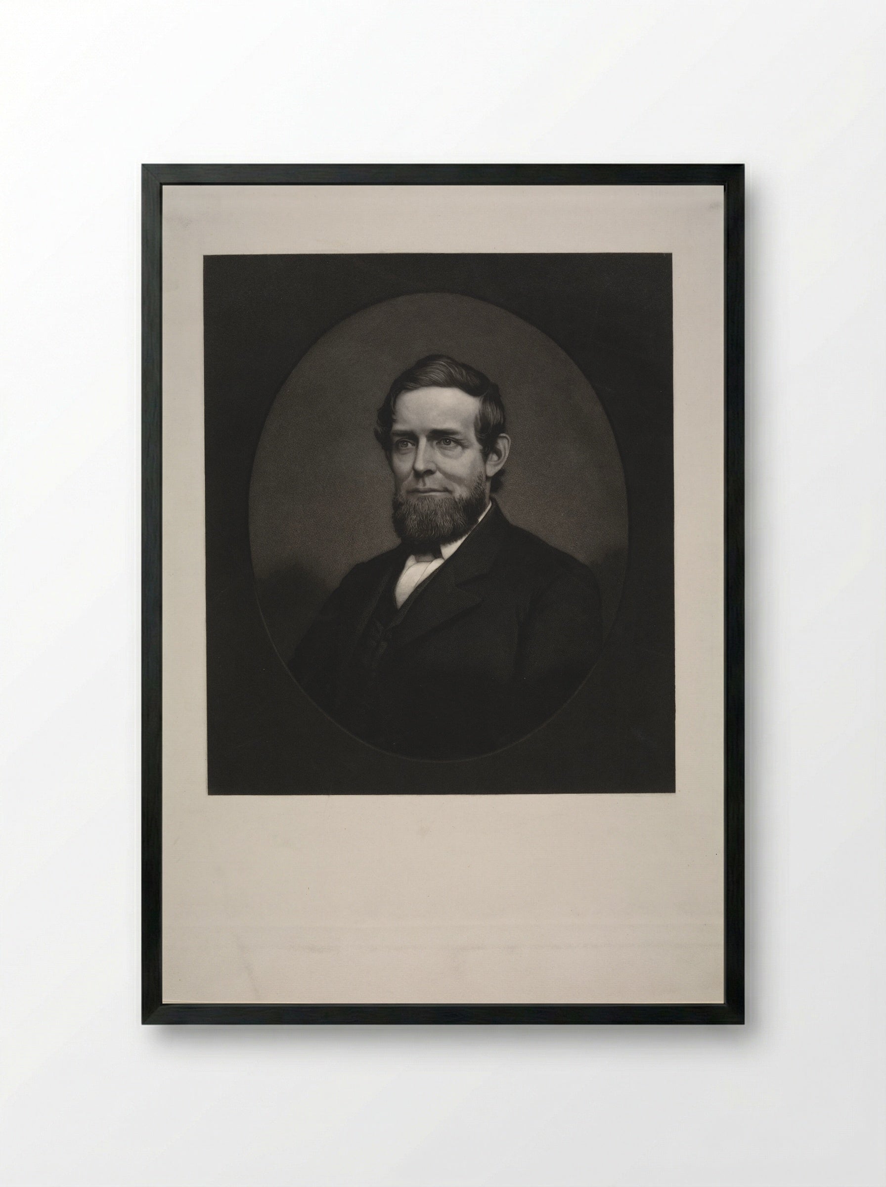 Schuyler Colfax - John Sartain - Framed Print Black
