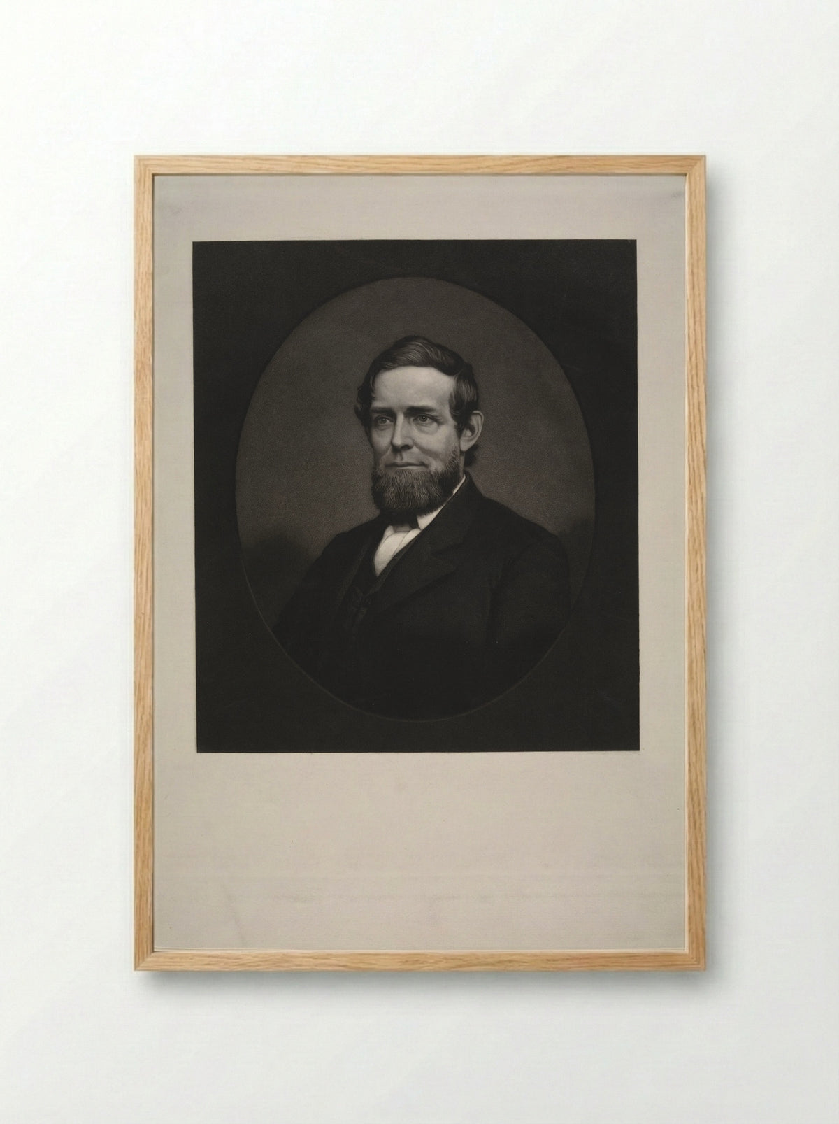 Schuyler Colfax - John Sartain - Framed Print Wood
